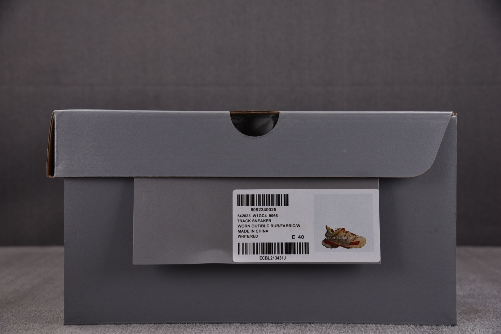巴黎 EUR:35-46纯原-Balenciaga Track 白红 YZ018-5 Size：35 3