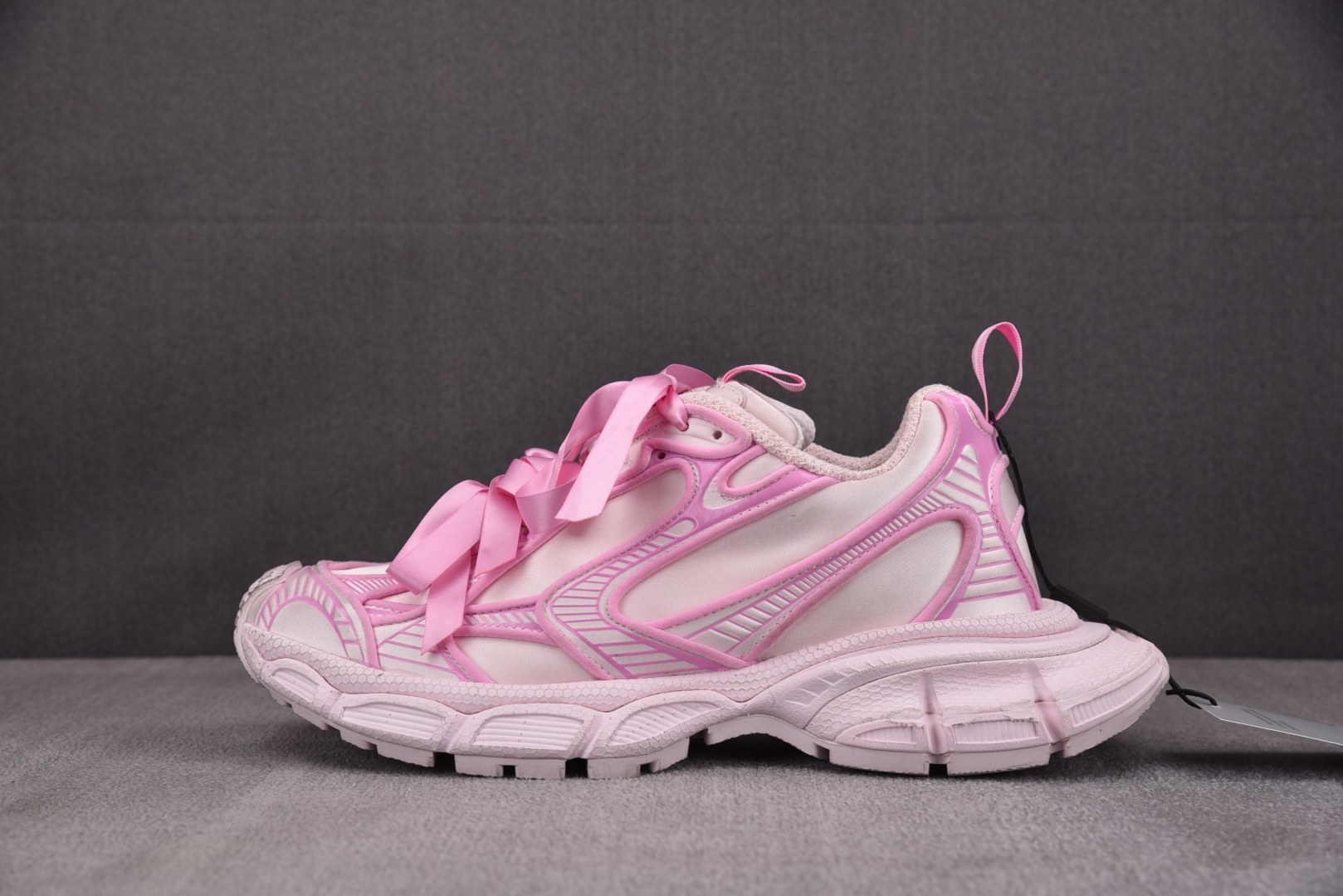 巴黎 EUR:35-40 偏大一码纯原-Balenciaga 3XL SATIN BOWS 粉红 YZ0
