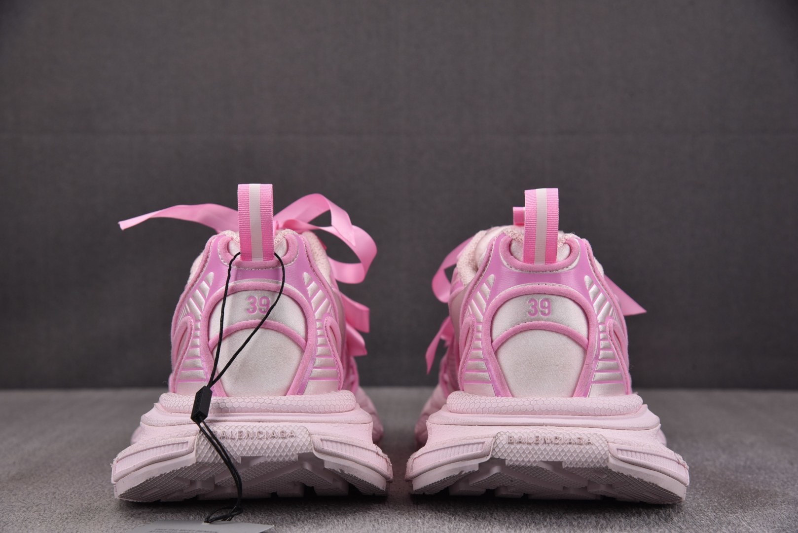 巴黎 EUR:35-40 偏大一码纯原-Balenciaga 3XL SATIN BOWS 粉红 YZ0