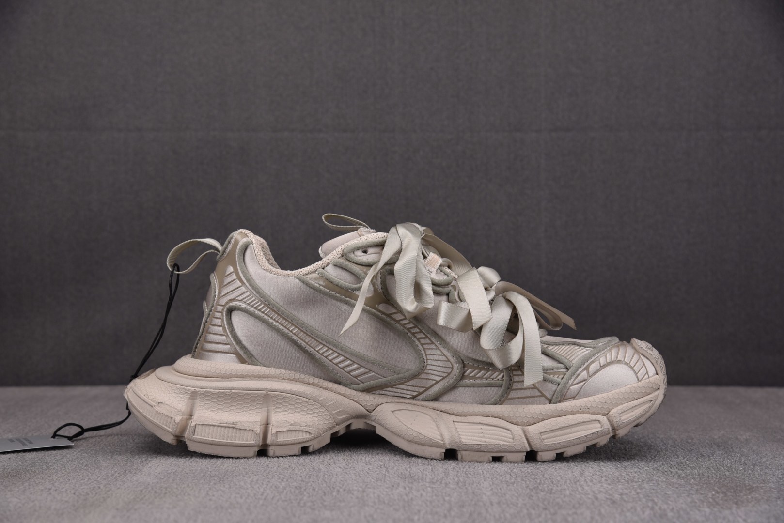 巴黎 EUR:35-46 偏大一码纯原-Balenciaga 3XL SATIN BOWS 米色 YZ0