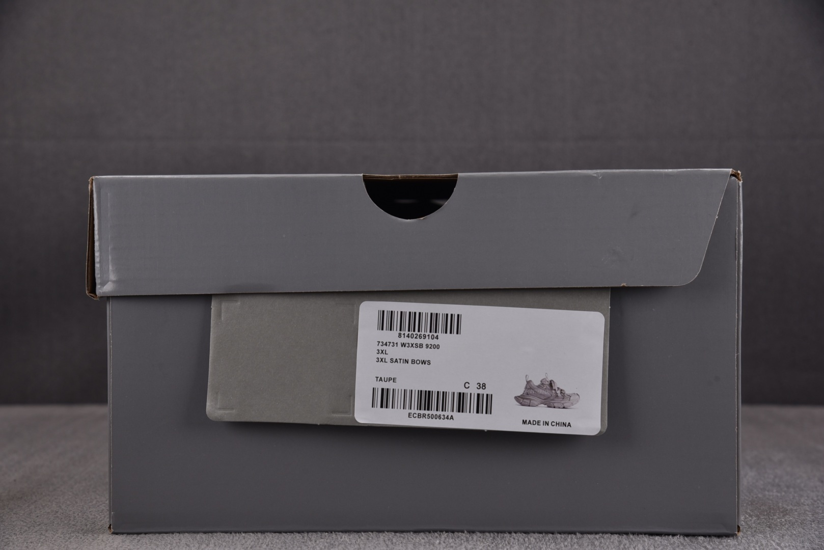 巴黎 EUR:35-46 偏大一码纯原-Balenciaga 3XL SATIN BOWS 米色 YZ0