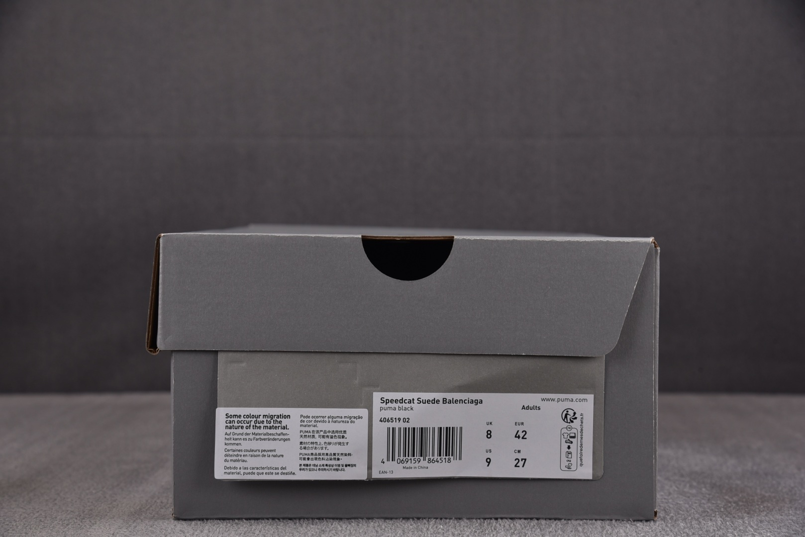 Puma EUR:35-47纯原-Puma x Balenciaga Speedcat 黑色 -02 Y