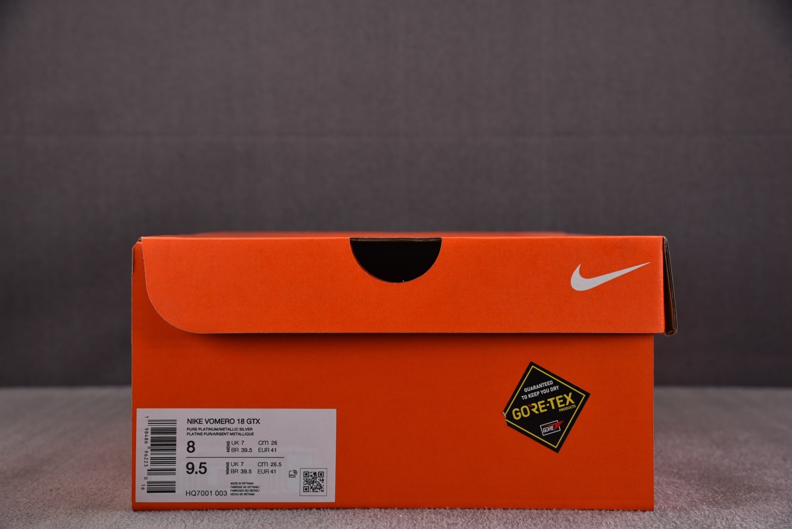 Zoom跑鞋 尺码:39-46纯原版出品-NK Vomero 18 Gore-Tex 灰色 HQ7001
