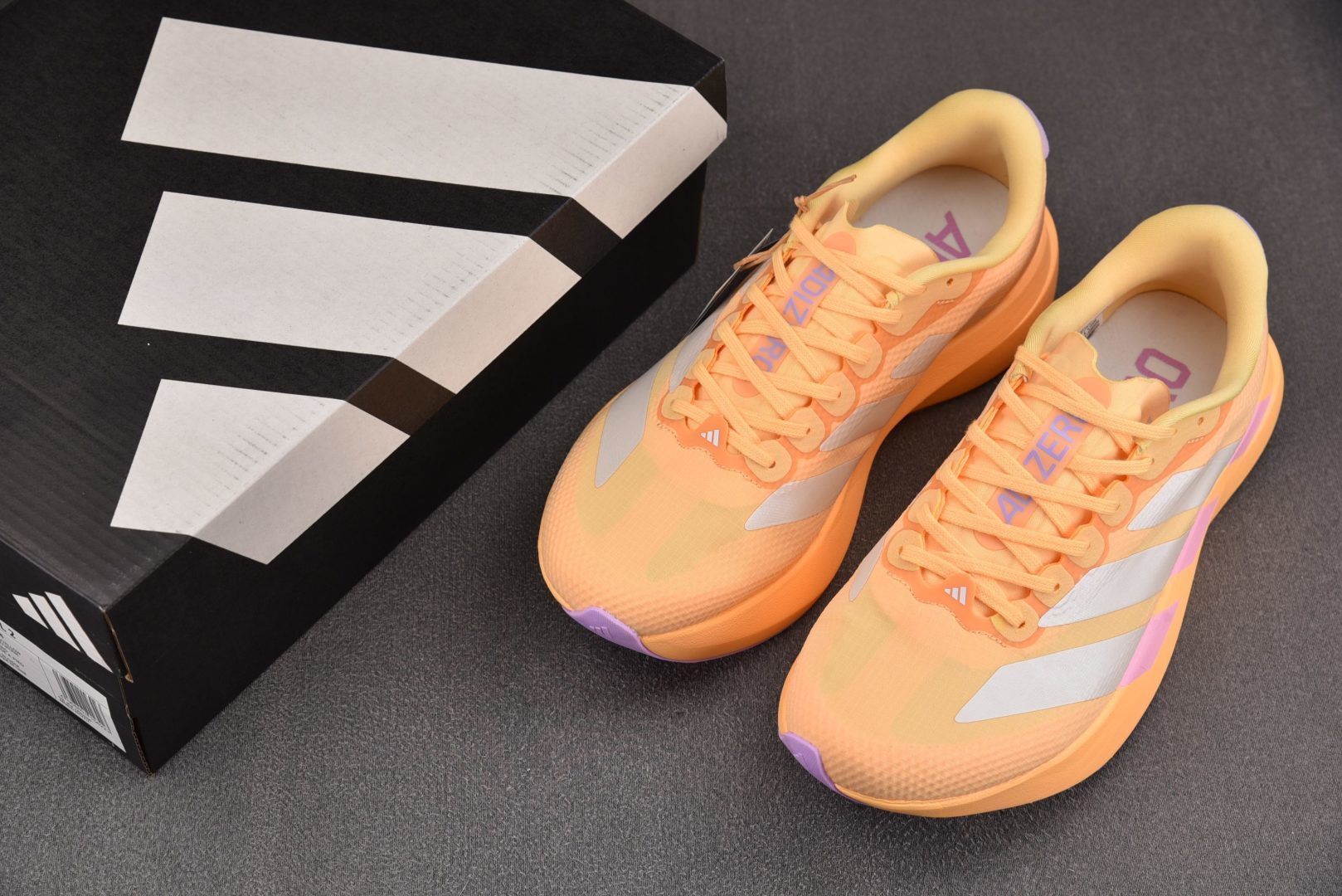 Adizero跑鞋 尺码:36-45纯原版出品-AD Adizero Evo SL 2 粉橙 KJ359