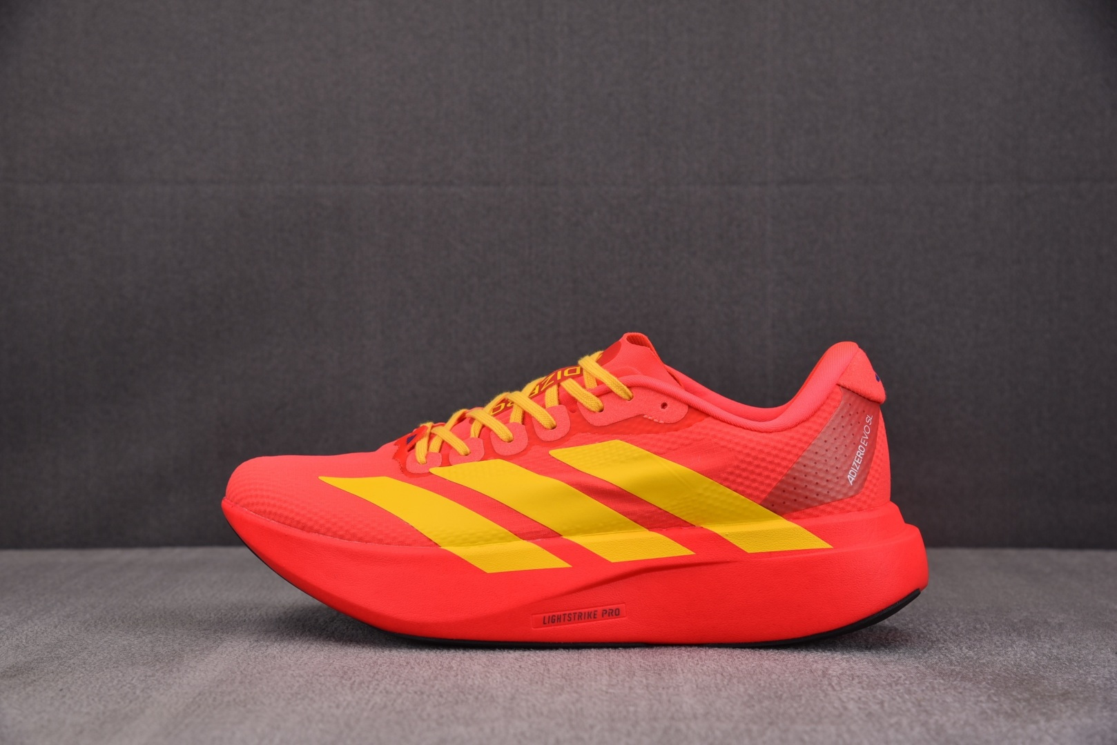 Adizero跑鞋 尺码:36-45纯原版出品-AD Adizero Evo SL 2 红黄 JQ444