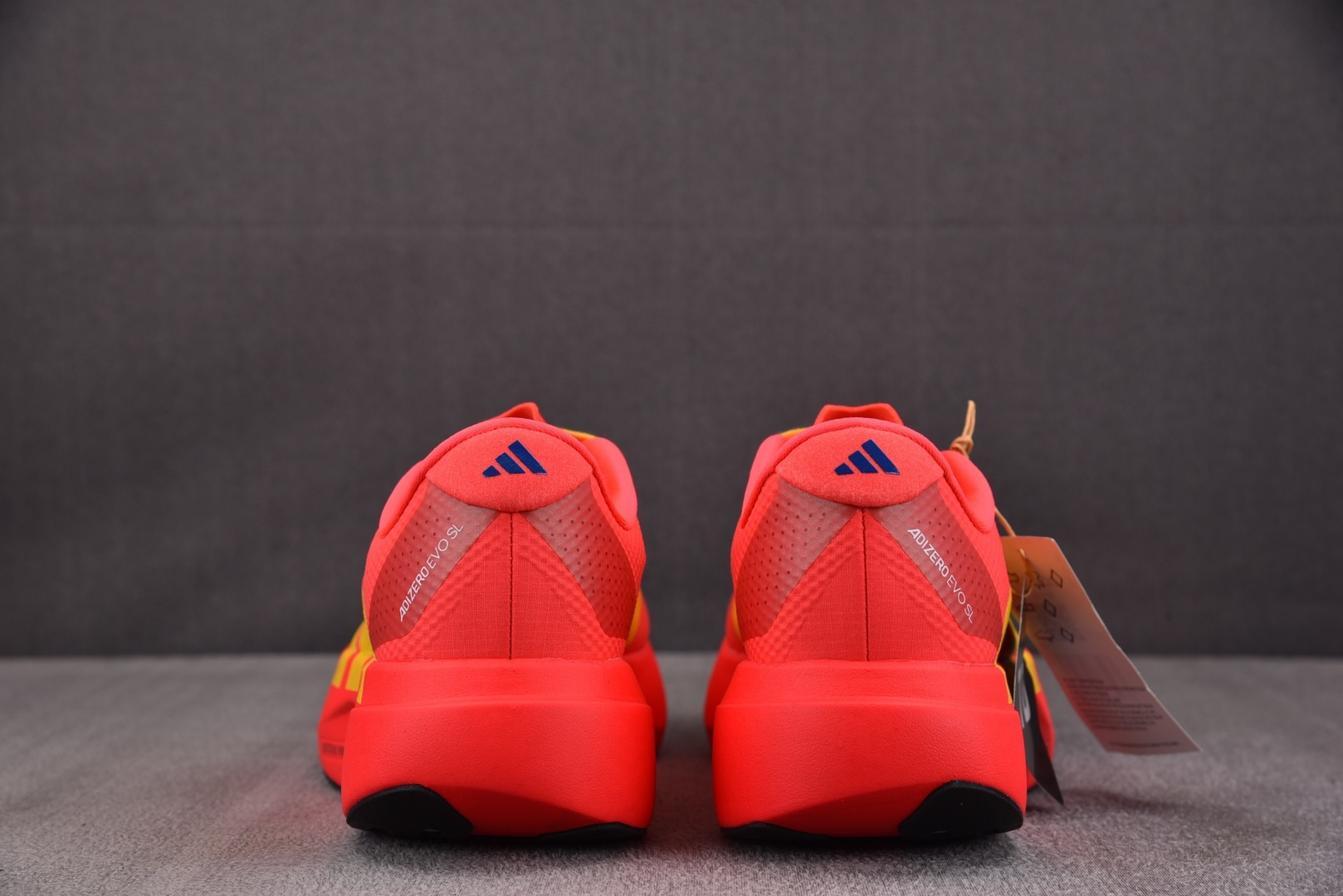 Adizero跑鞋 尺码:36-45纯原版出品-AD Adizero Evo SL 2 红黄 JQ444