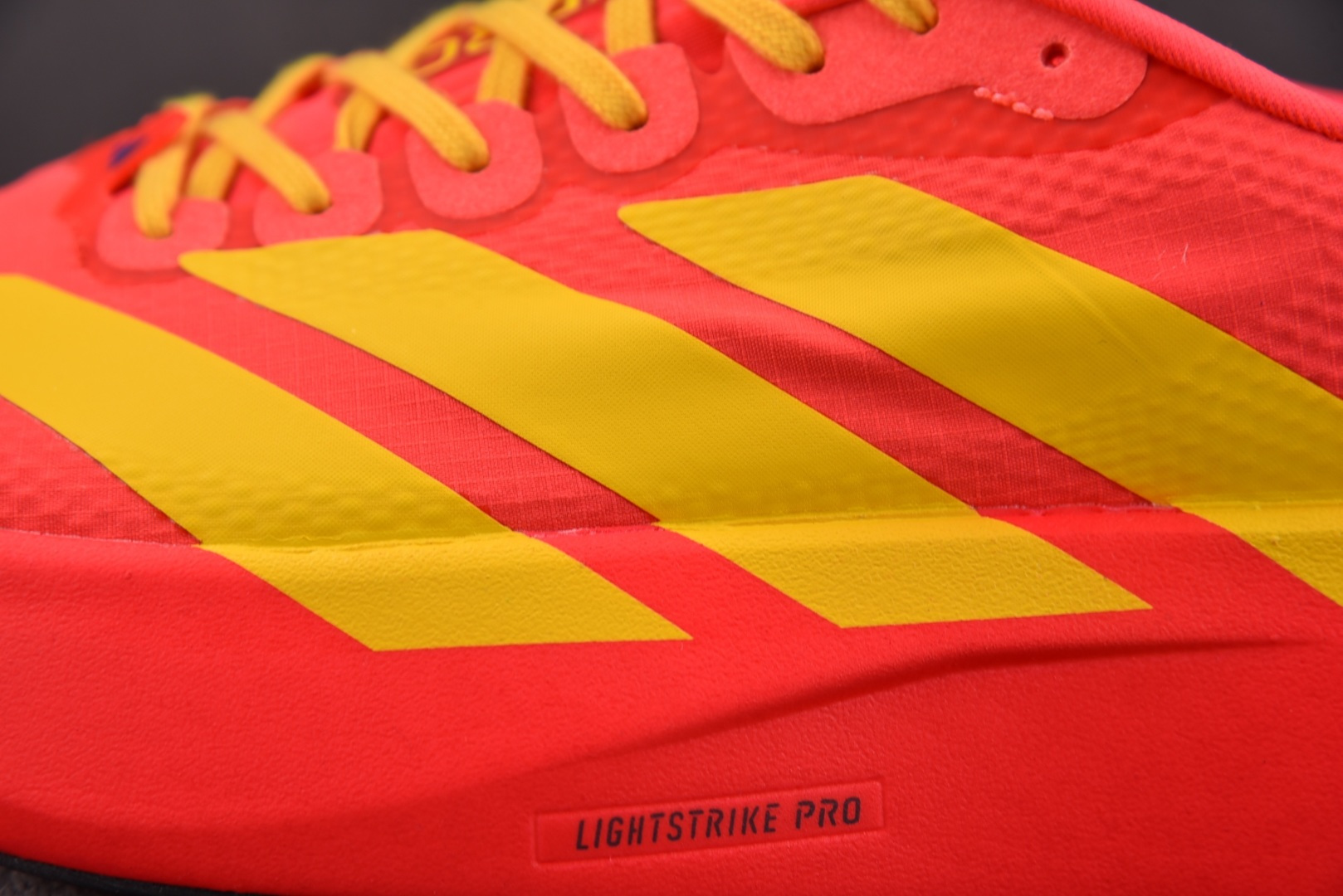 Adizero跑鞋 尺码:36-45纯原版出品-AD Adizero Evo SL 2 红黄 JQ444