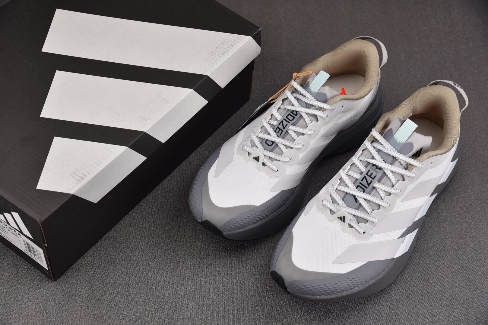 Adizero跑鞋 尺码:36-45纯原版出品-AD Adizero Evo SL ATR 白灰 KK2