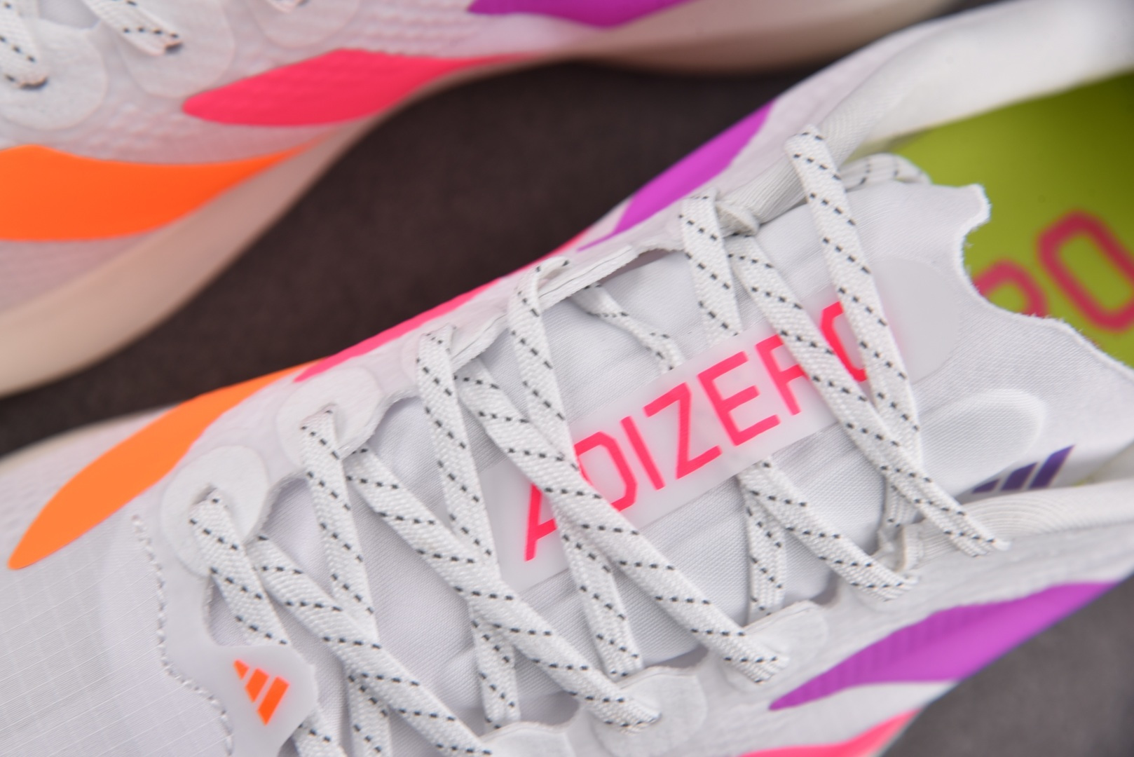 Adizero跑鞋 尺码:36-45纯原版出品-AD Adizero EVO SL 白粉紫 KI4450