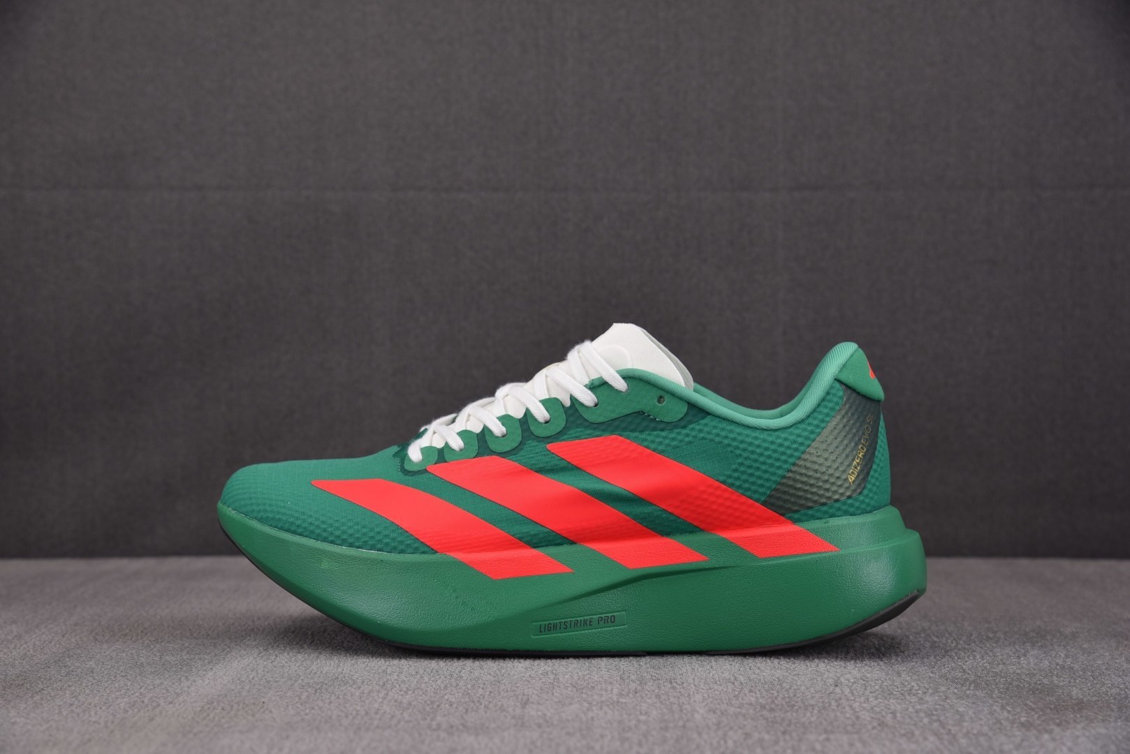 Adizero跑鞋 尺码:36-45纯原版出品-AD Adizero EVO SL 绿红 JQ4440 