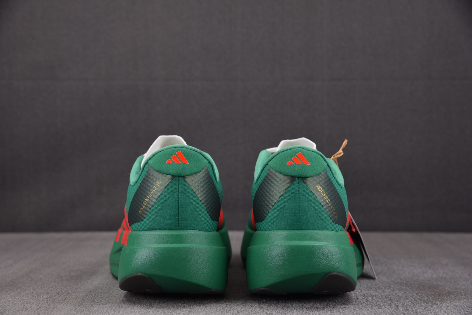 Adizero跑鞋 尺码:36-45纯原版出品-AD Adizero EVO SL 绿红 JQ4440 