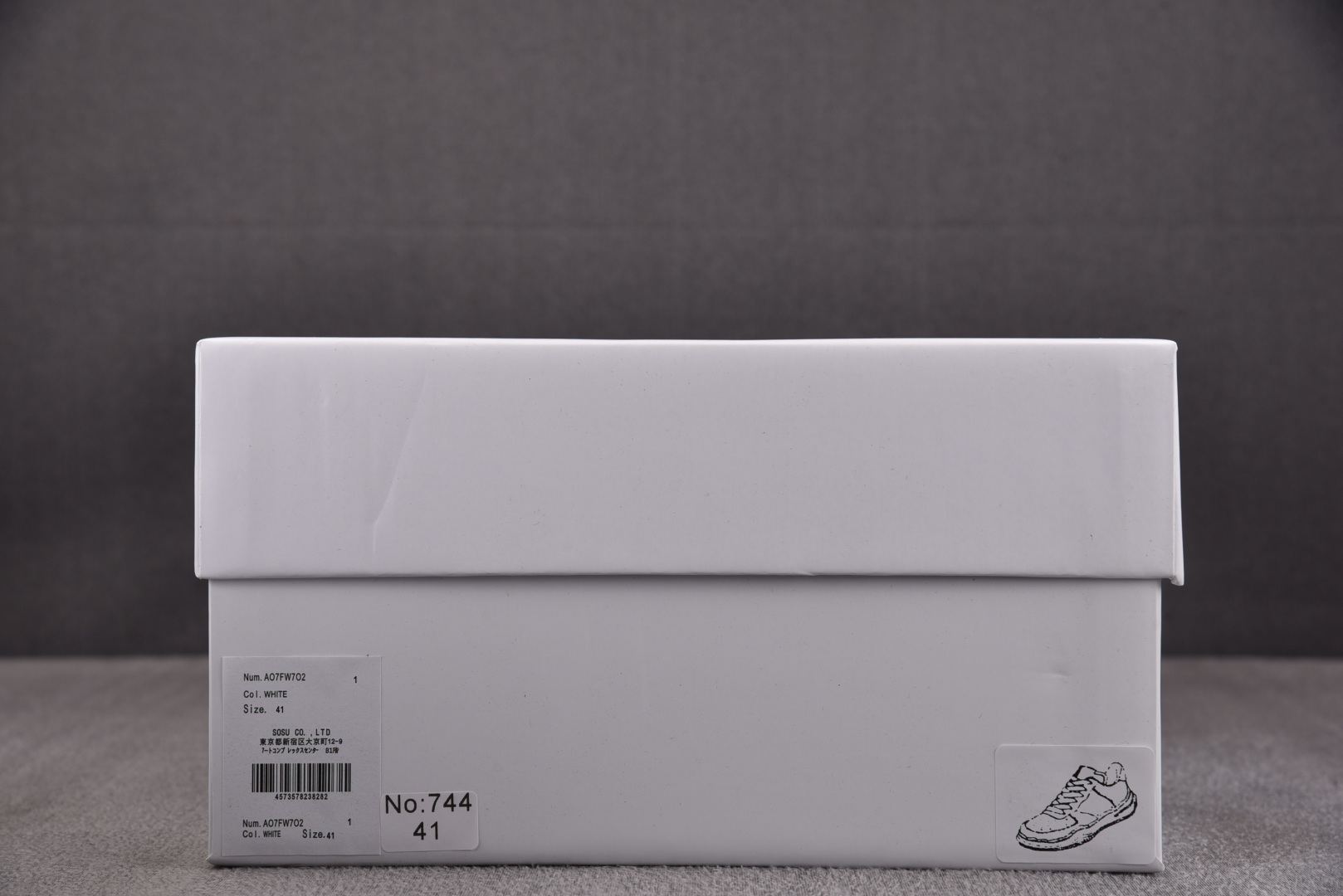 MMY 尺码36-45纯原版出品-MIHARA YASUHIRO 白 No.744 YZ022尺码：36