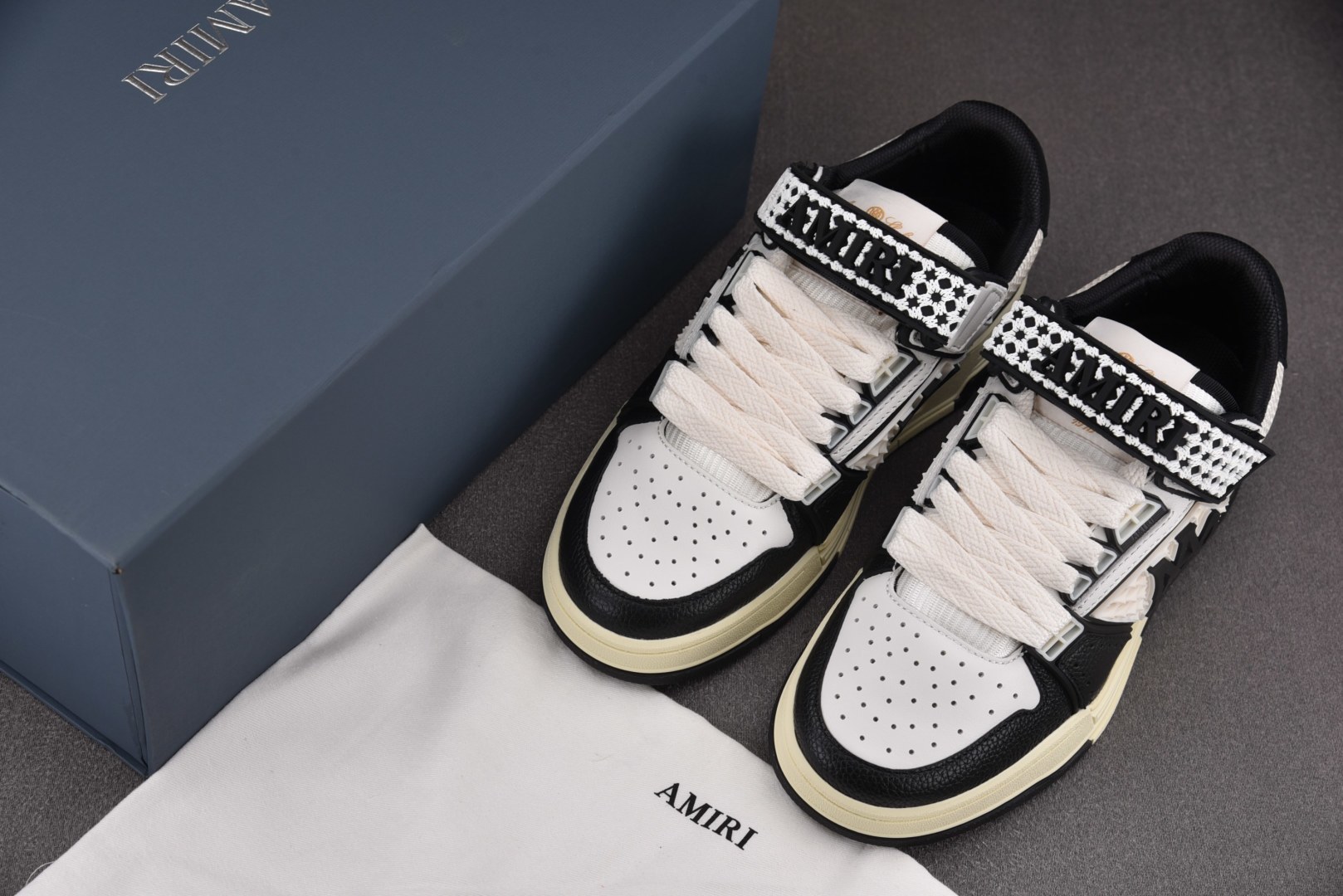 AMIRI 尺码:39-45纯原版出品-AMIRI 埃米尔 MA Skyline系列 复古 厚底 魔术贴