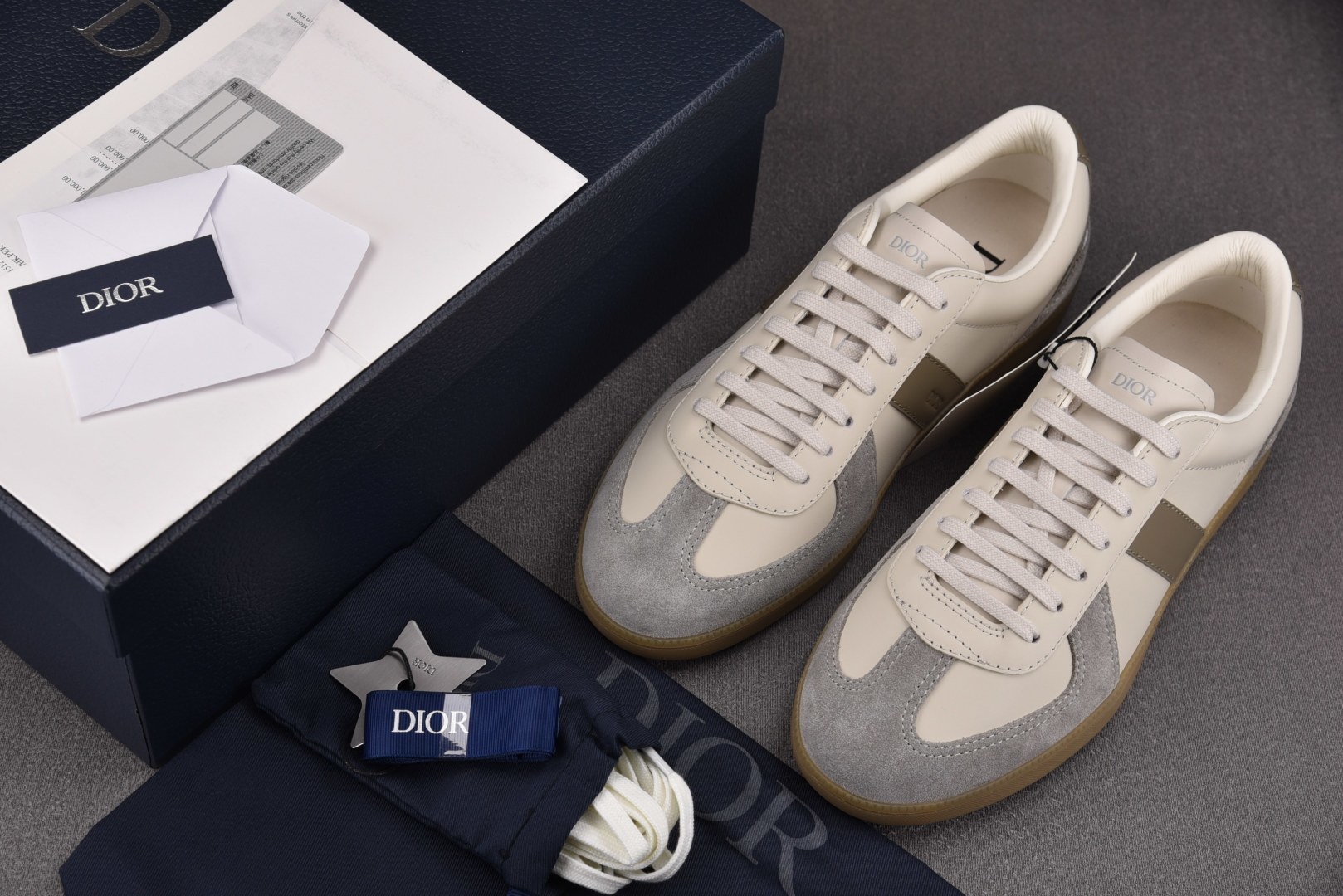 迪奥 尺码:38-46纯原出品-Dior B01 Matchpoint 米白 YZ021-1尺码：38 
