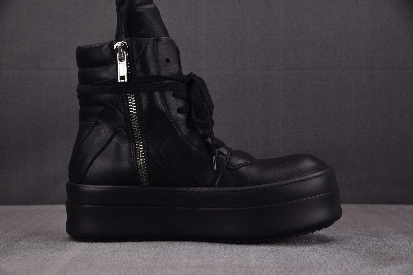 Rick 尺码:36-46纯原出品-RICK OWENS RO 厚底全黑皮 YZ021-1尺码 36 3