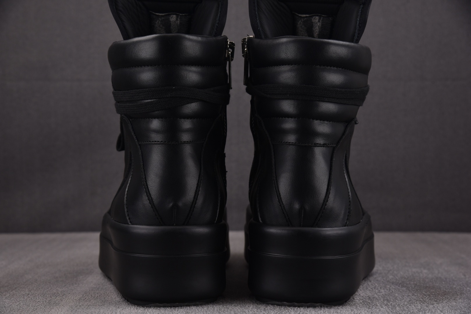 Rick 尺码:36-46纯原出品-RICK OWENS RO 厚底全黑皮 YZ021-1尺码 36 3