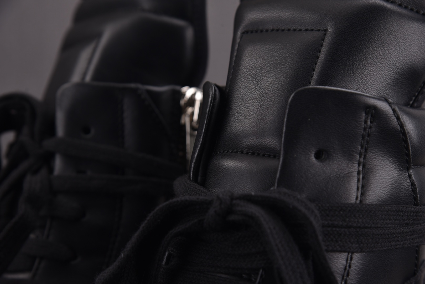 Rick 尺码:36-46纯原出品-RICK OWENS RO 厚底全黑皮 YZ021-1尺码 36 3