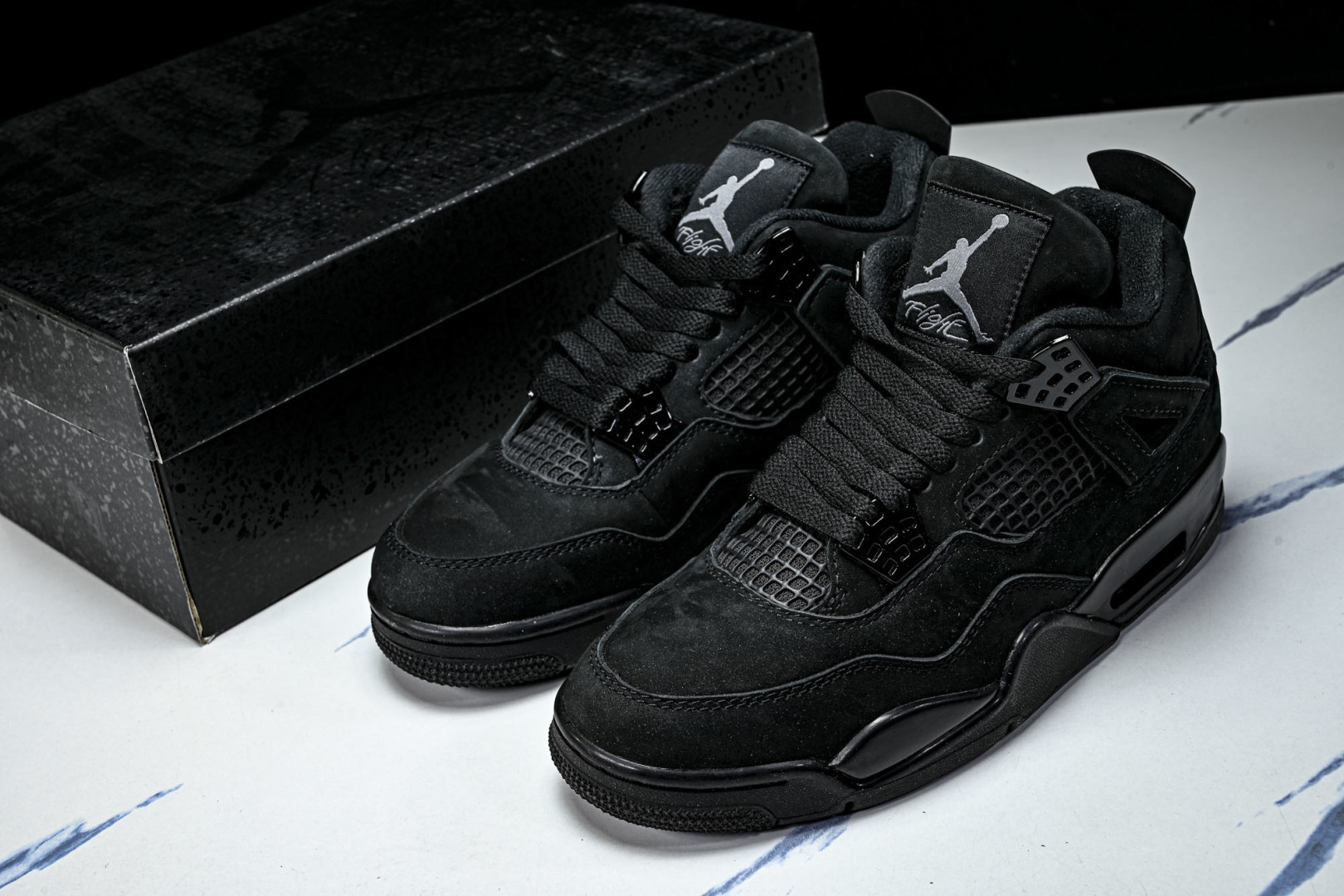 AJ4 尺码:40-47.5纯原版出品-Air Jordan 4 Retro Black Cat (20