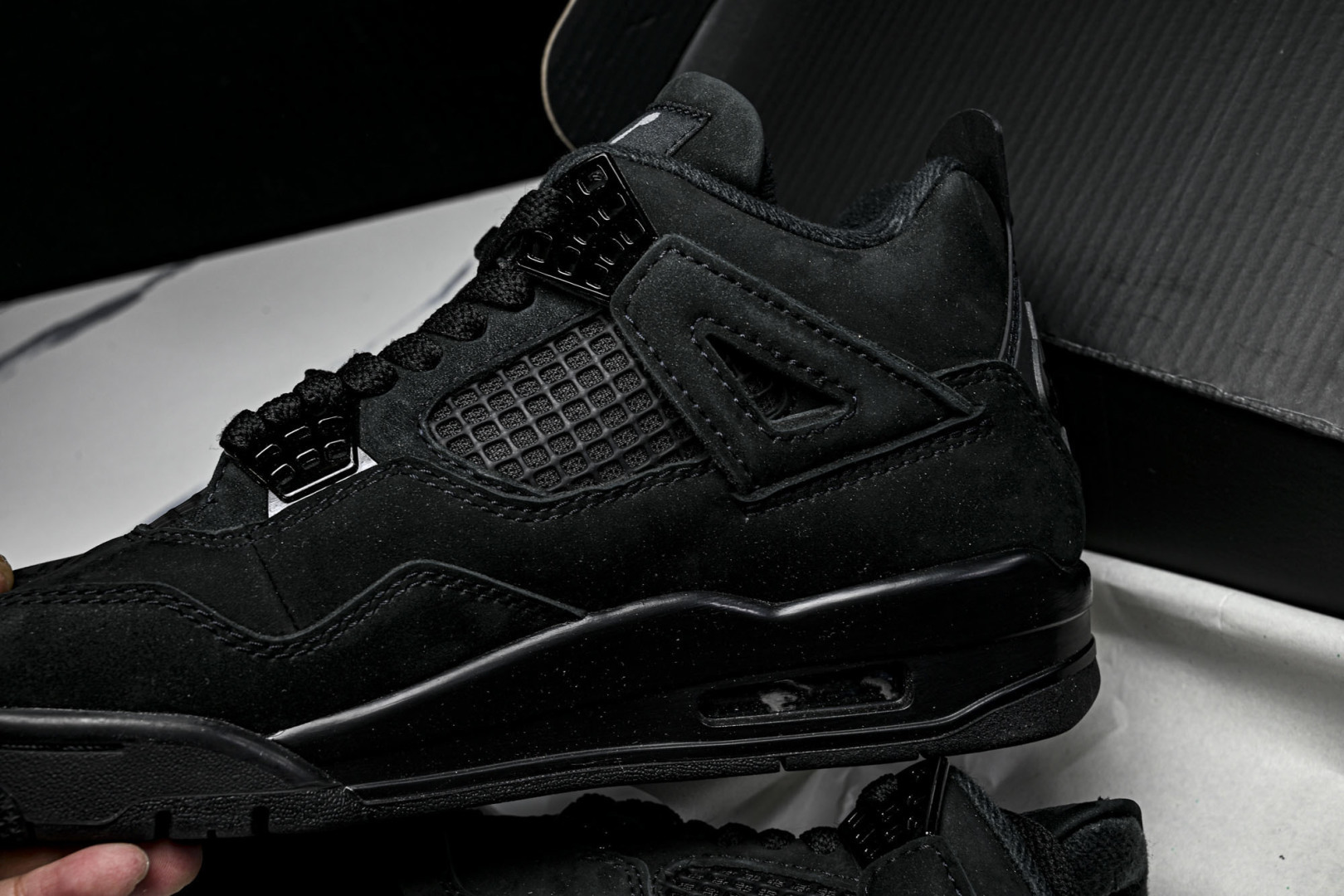 AJ4 尺码:40-47.5纯原版出品-Air Jordan 4 Retro Black Cat (20