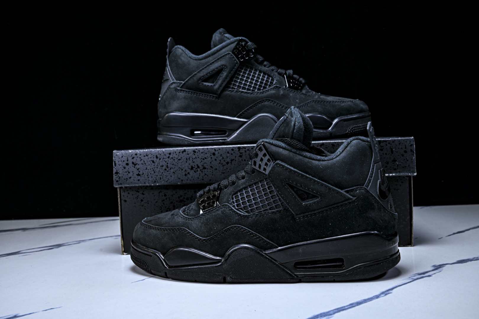 AJ4 尺码:40-47.5纯原版出品-Air Jordan 4 Retro Black Cat (20