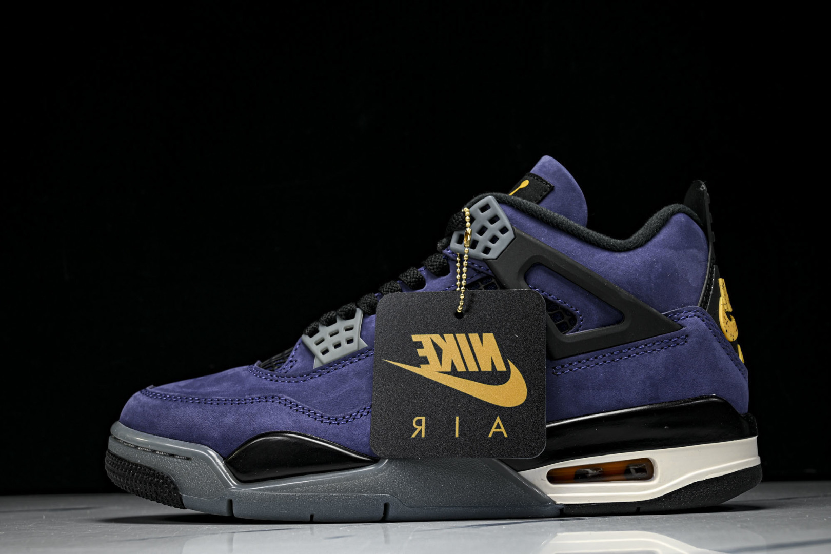 AJ4 尺码:40-47.5纯原版出品-Air Jordan 4 Retro Lakers AJ4 乔4