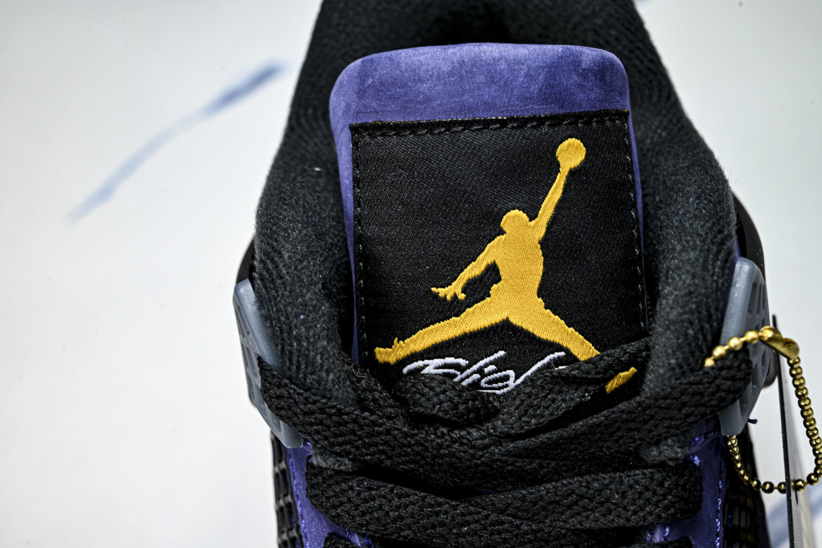 AJ4 尺码:40-47.5纯原版出品-Air Jordan 4 Retro Lakers AJ4 乔4