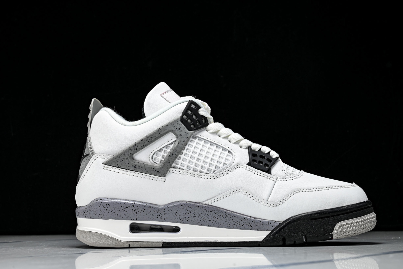 AJ4 尺码:40-47.5纯原版出品-Air Jordan 4 Retro White Cement 