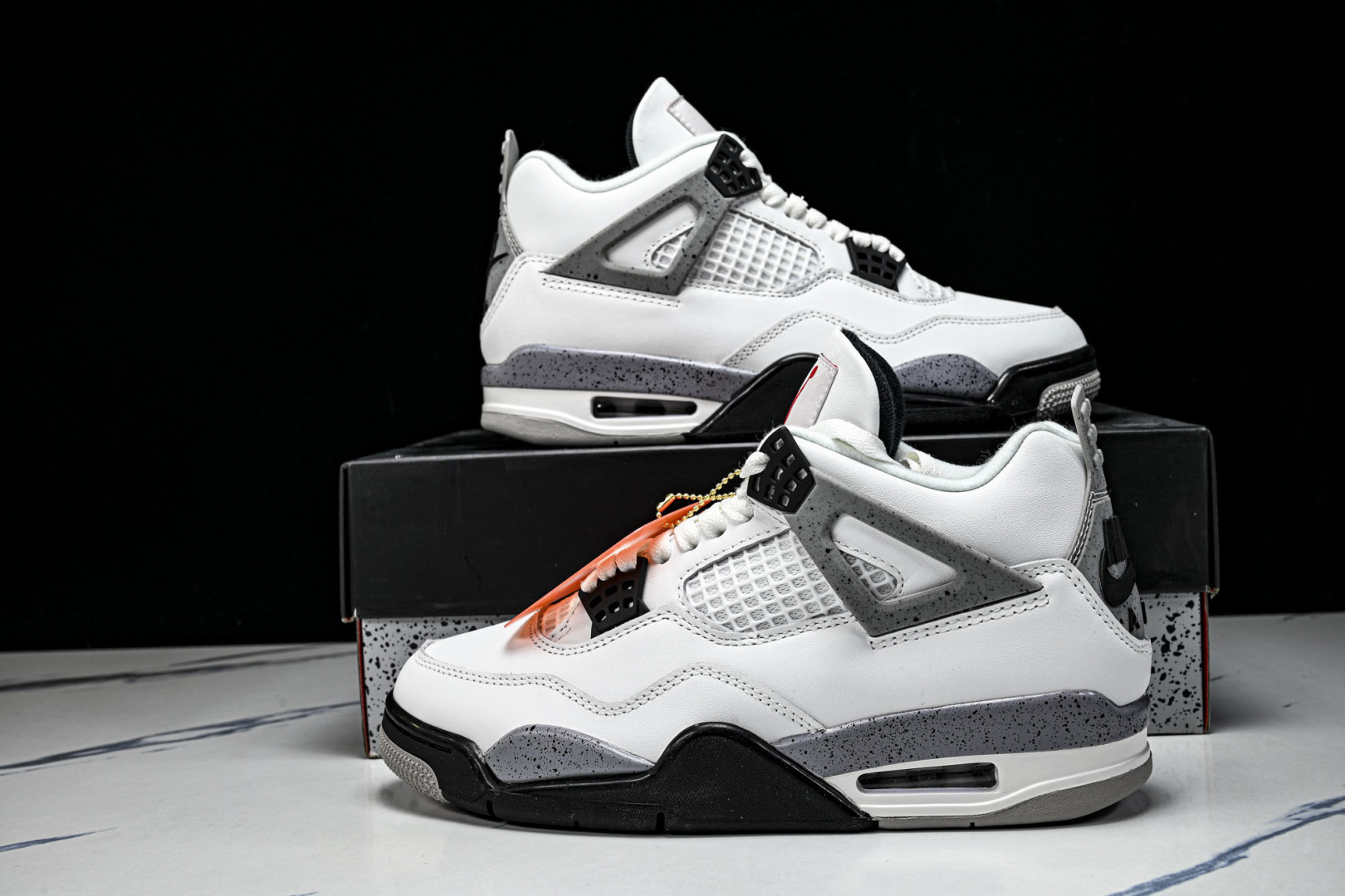 AJ4 尺码:40-47.5纯原版出品-Air Jordan 4 Retro White Cement 