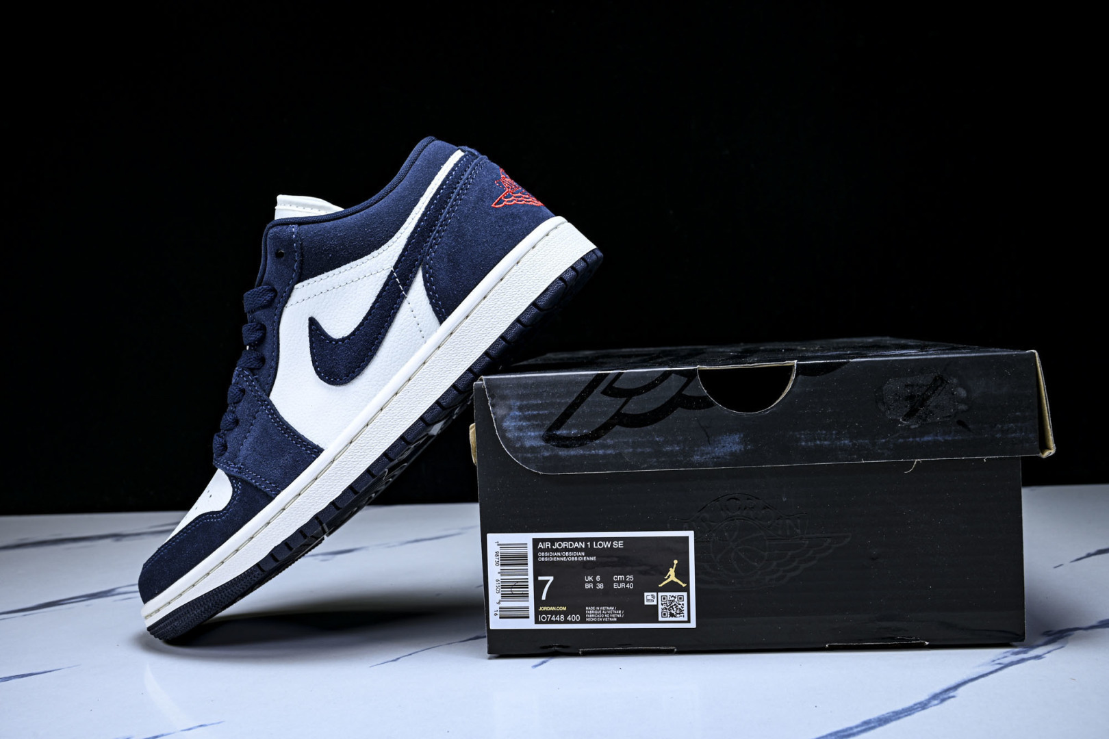 AJlow 尺码:39-46纯原版出品-Air Jordan Low SE 蓝白黑 400 YZ010尺