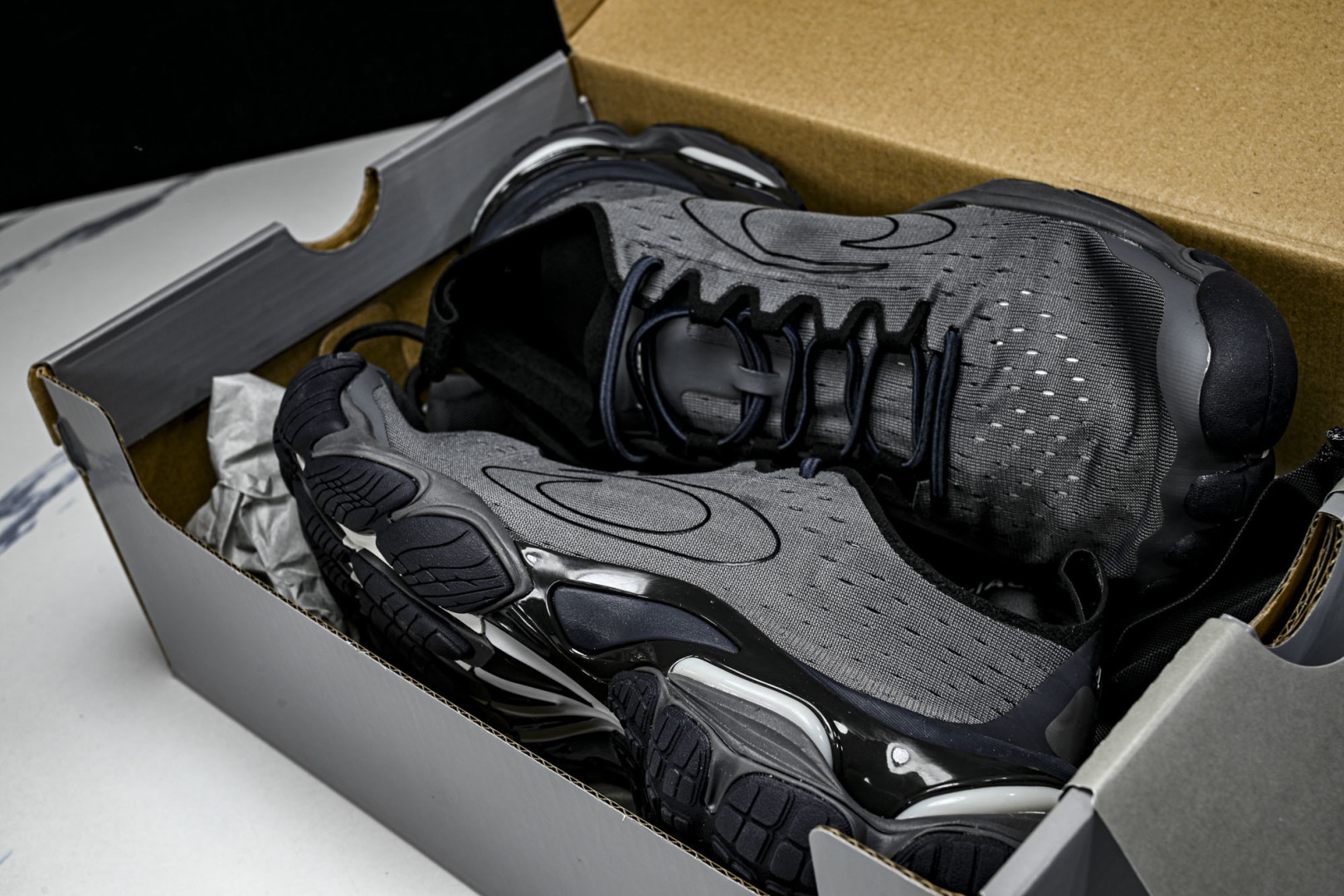 巴黎 EUR:35-46 偏大一码纯原-Balenciaga Anatomic Runner 黑色 YZ