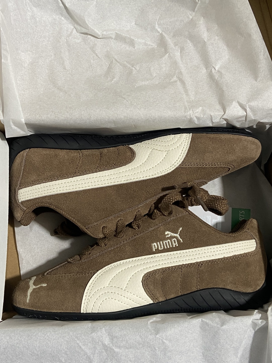 ＃纯原 PUMA Speedca OG 彪马极速赛车系列低帮德训风拼接复古百搭休闲运动赛车鞋 02口碑大