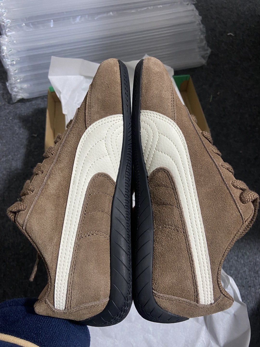 ＃纯原 PUMA Speedca OG 彪马极速赛车系列低帮德训风拼接复古百搭休闲运动赛车鞋 02口碑大