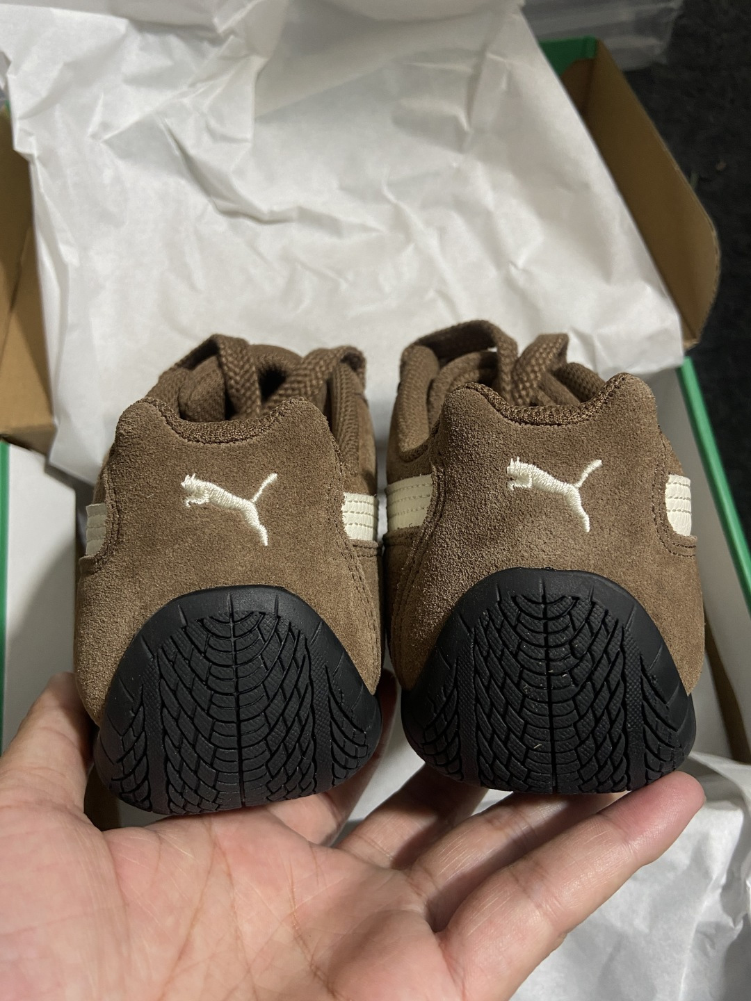 ＃纯原 PUMA Speedca OG 彪马极速赛车系列低帮德训风拼接复古百搭休闲运动赛车鞋 02口碑大