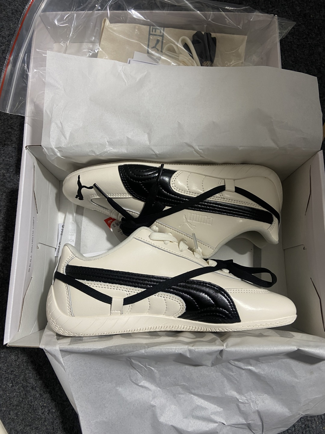 彪马Puma 尺码:36-45纯原出品-Rose x Puma Speedcat 白黑-01 YZ040