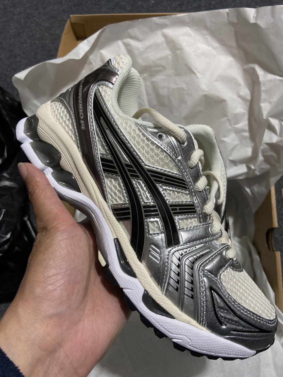 Asics 尺码:36-47纯原版出品-ASICS Gel-Kayano 14 Cream Black 
