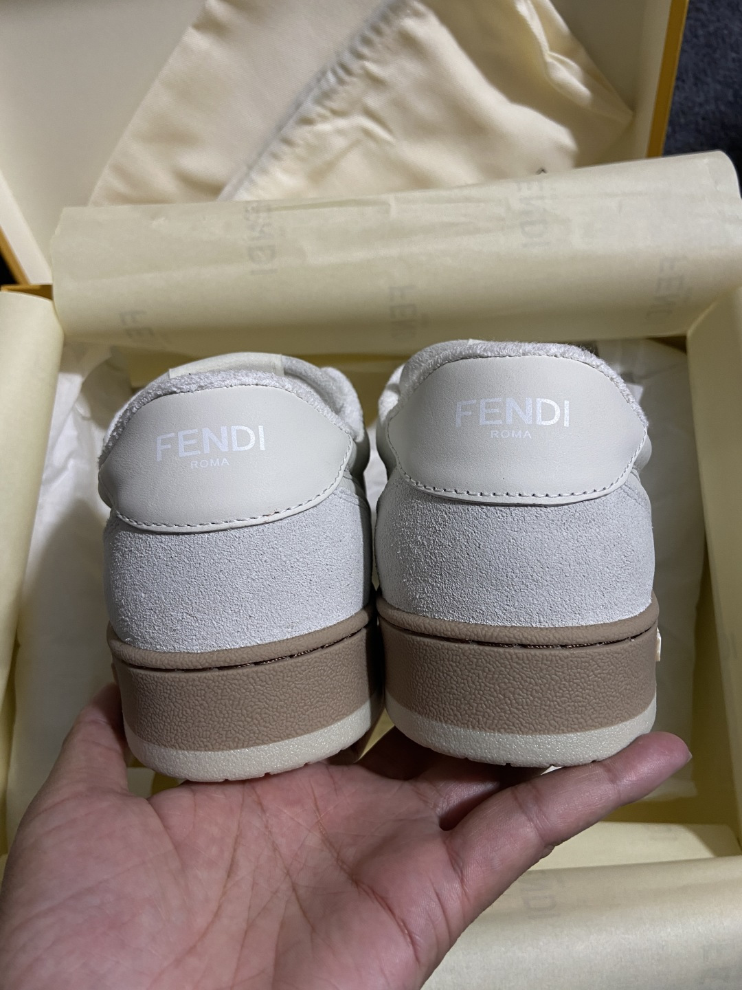 ＃ 礼盒纯原 FENDI 芬迪 Match sneaters低帮运动鞋 独家定制 全身20几个细节点全部