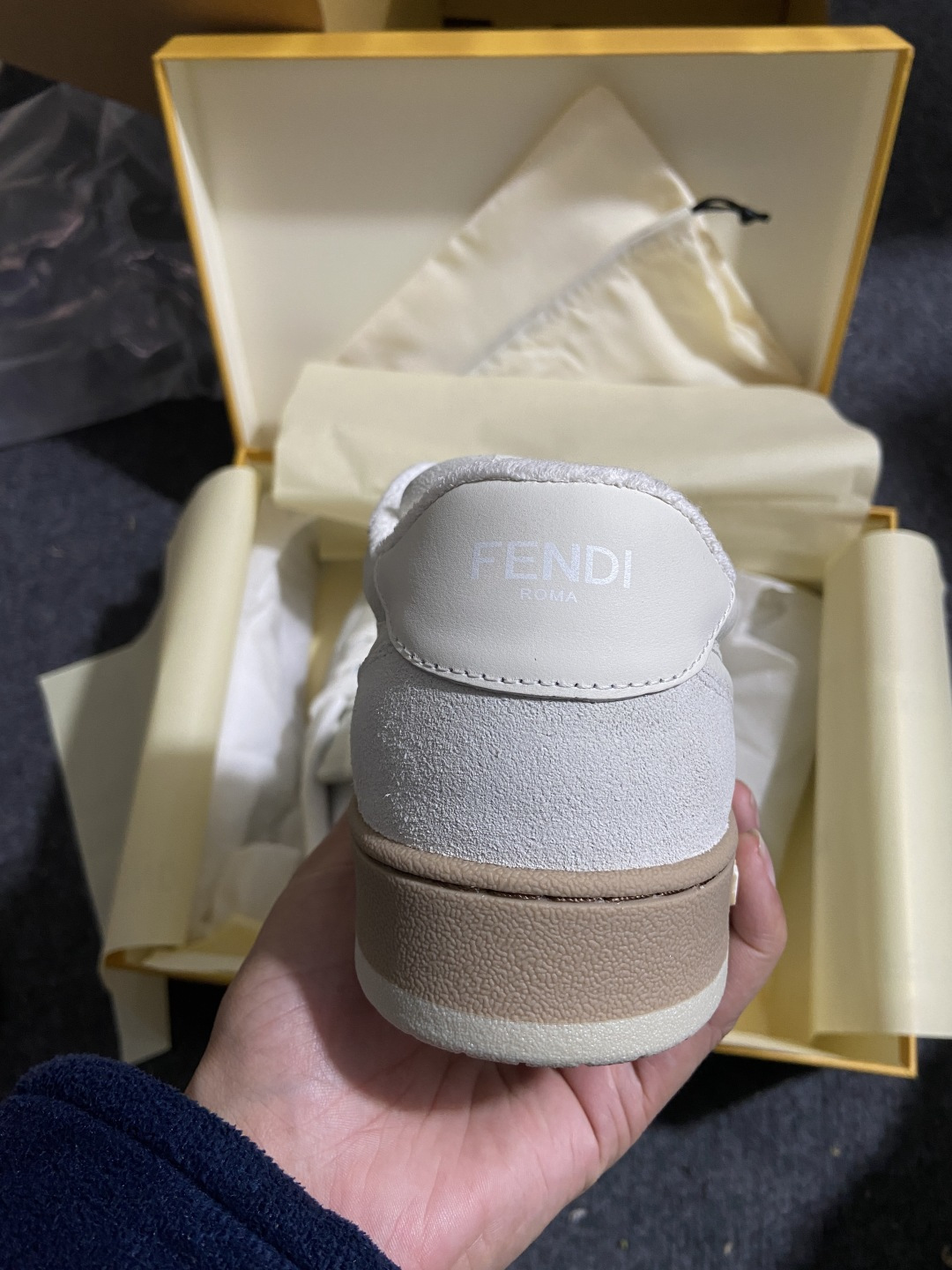 ＃ 礼盒纯原 FENDI 芬迪 Match sneaters低帮运动鞋 独家定制 全身20几个细节点全部