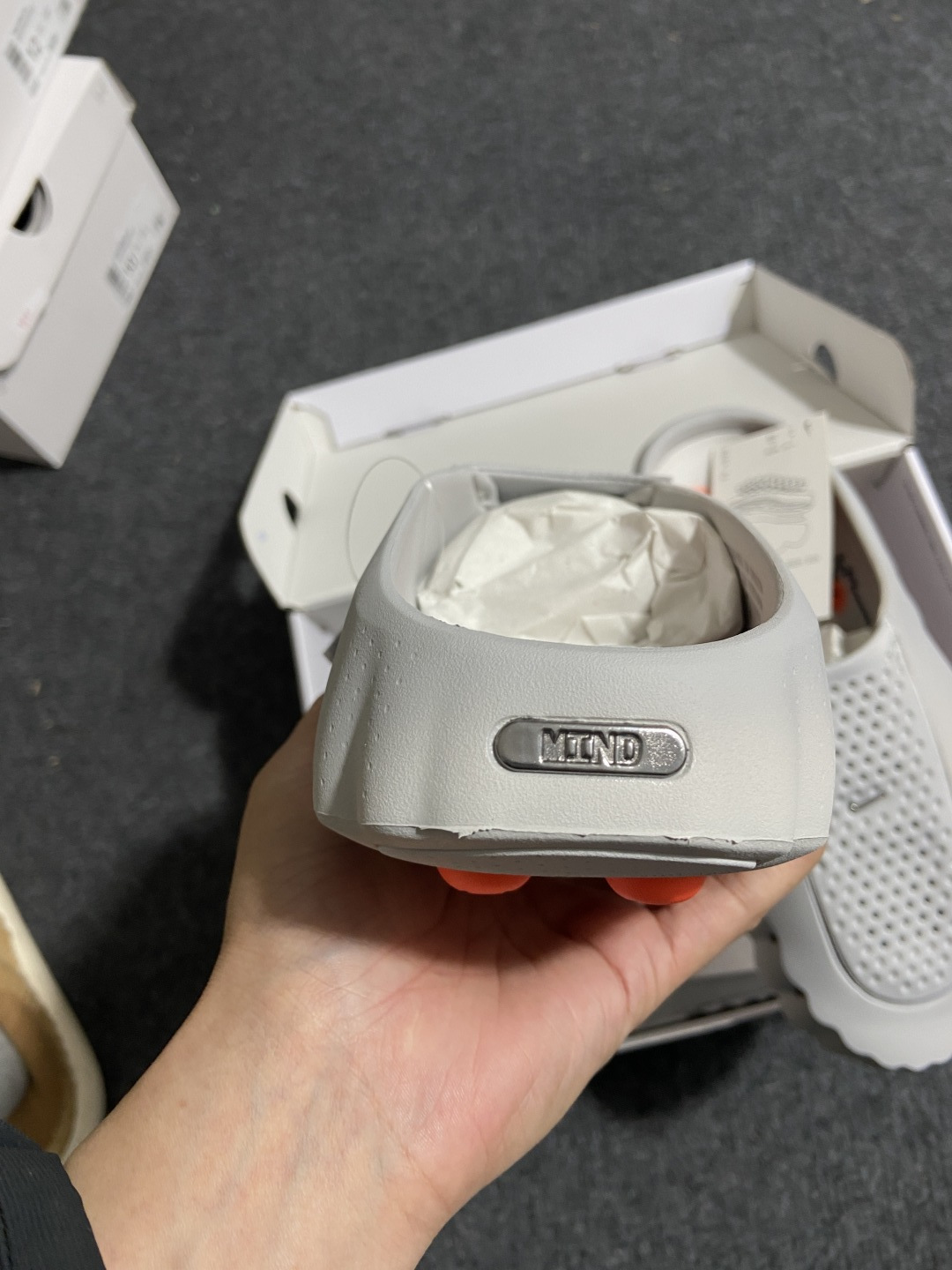 N 版 东南亚订单 Nike Mind 001 灰色货号：HQ4307-003尺码：36 36.5 37