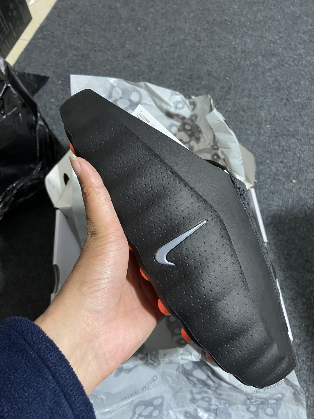 N版 东南亚订单 Nike Mind 002 黑色货号：HQ4307-001尺码：36 36.5 37 