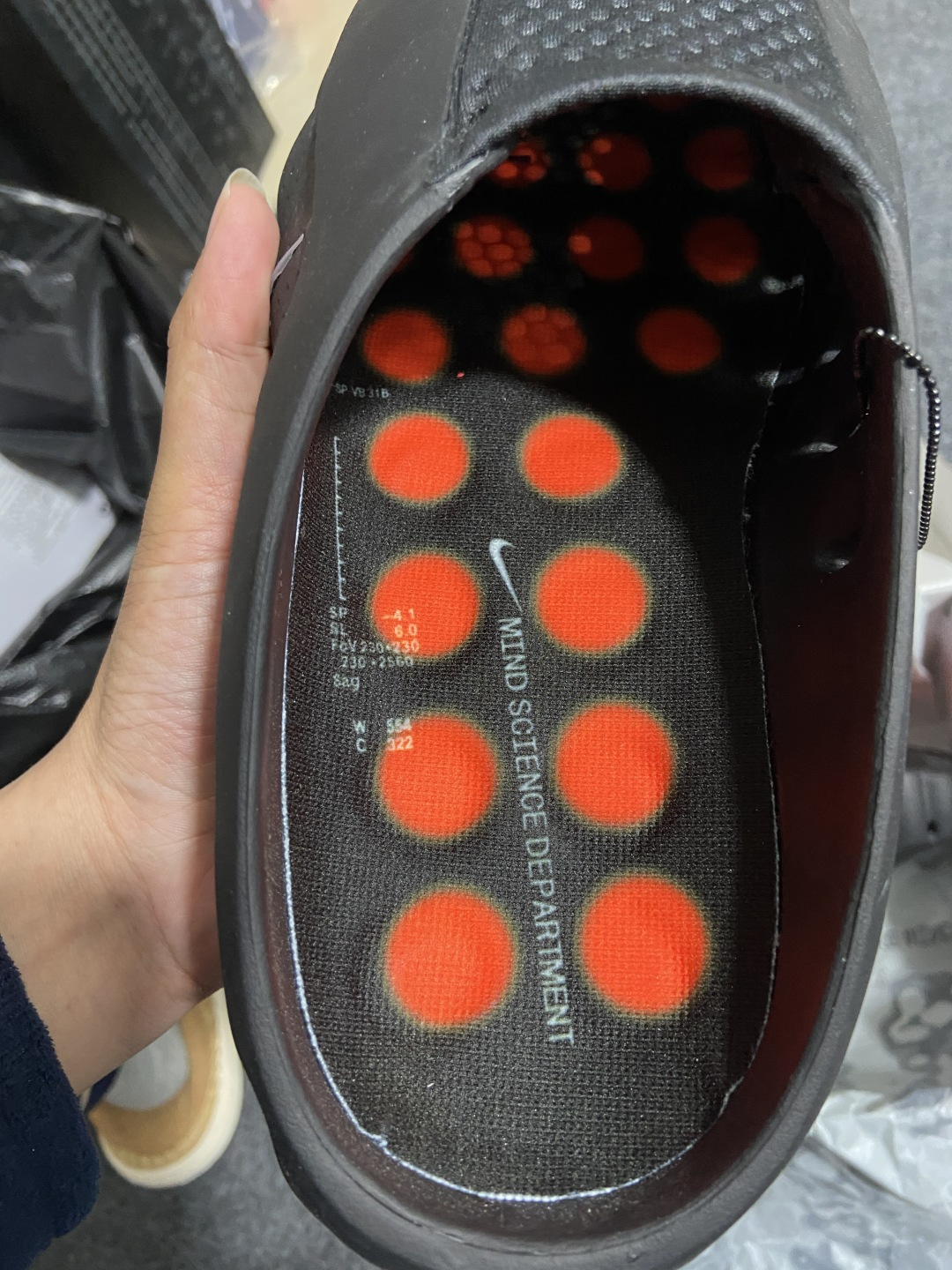 N版 东南亚订单 Nike Mind 002 黑色货号：HQ4307-001尺码：36 36.5 37 