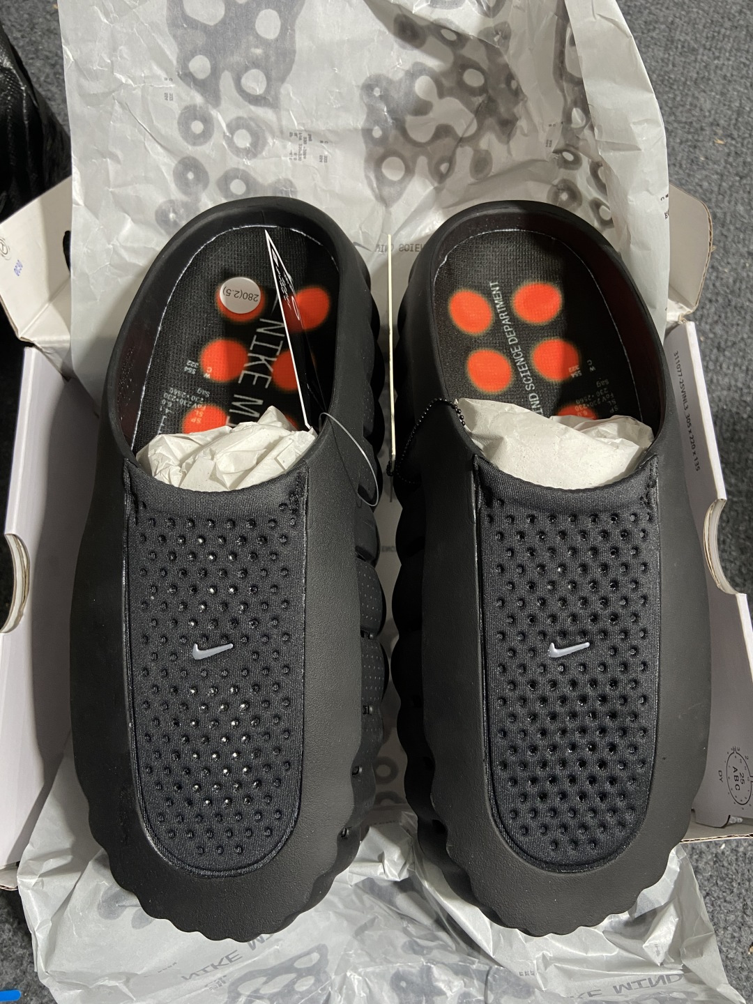 N版 东南亚订单 Nike Mind 002 黑色货号：HQ4307-001尺码：36 36.5 37 