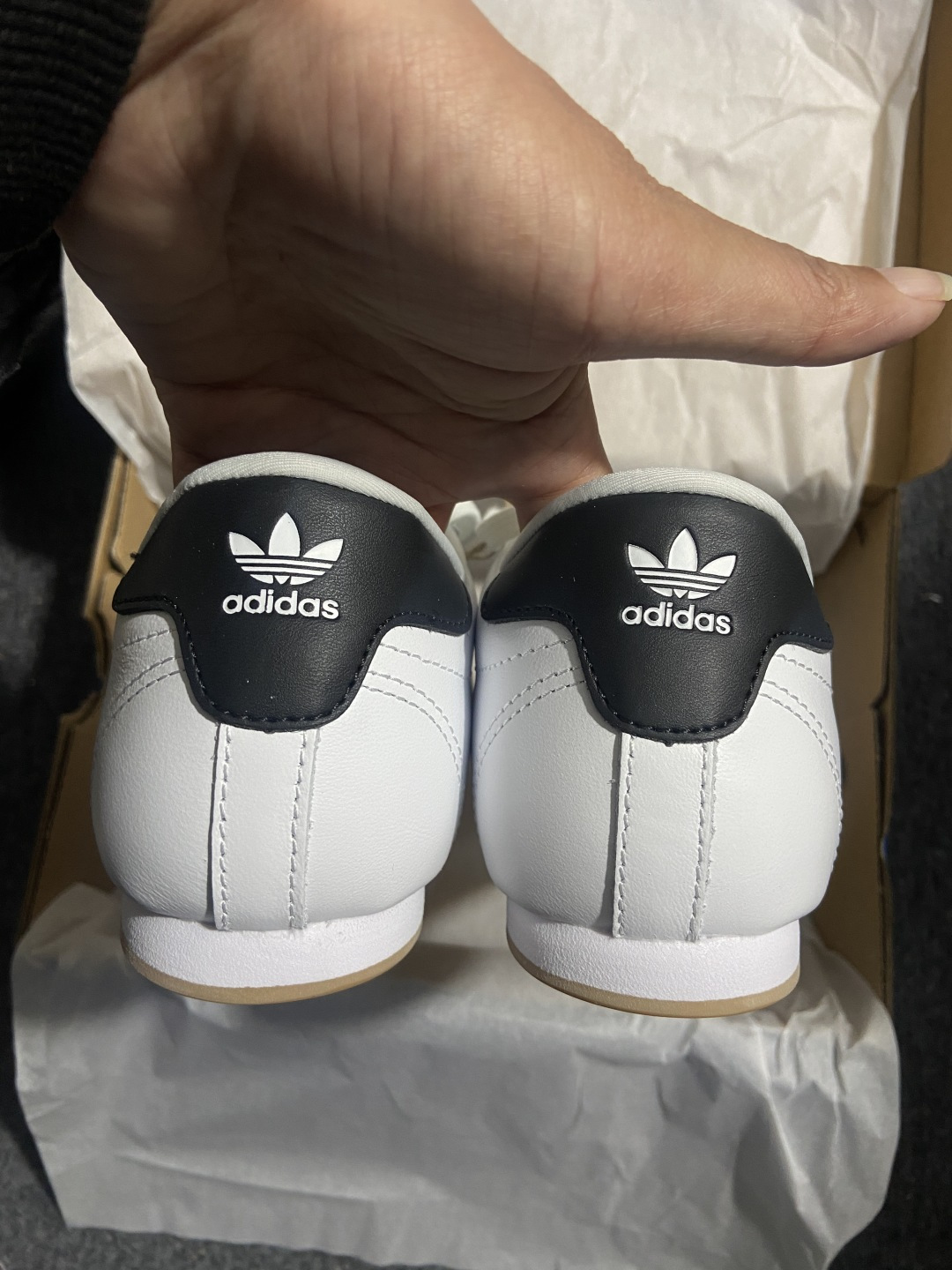 AD Originals TAEKWONDO 跆拳道薄底训练鞋 JS1194全网独家头层纳帕皮版本市售最