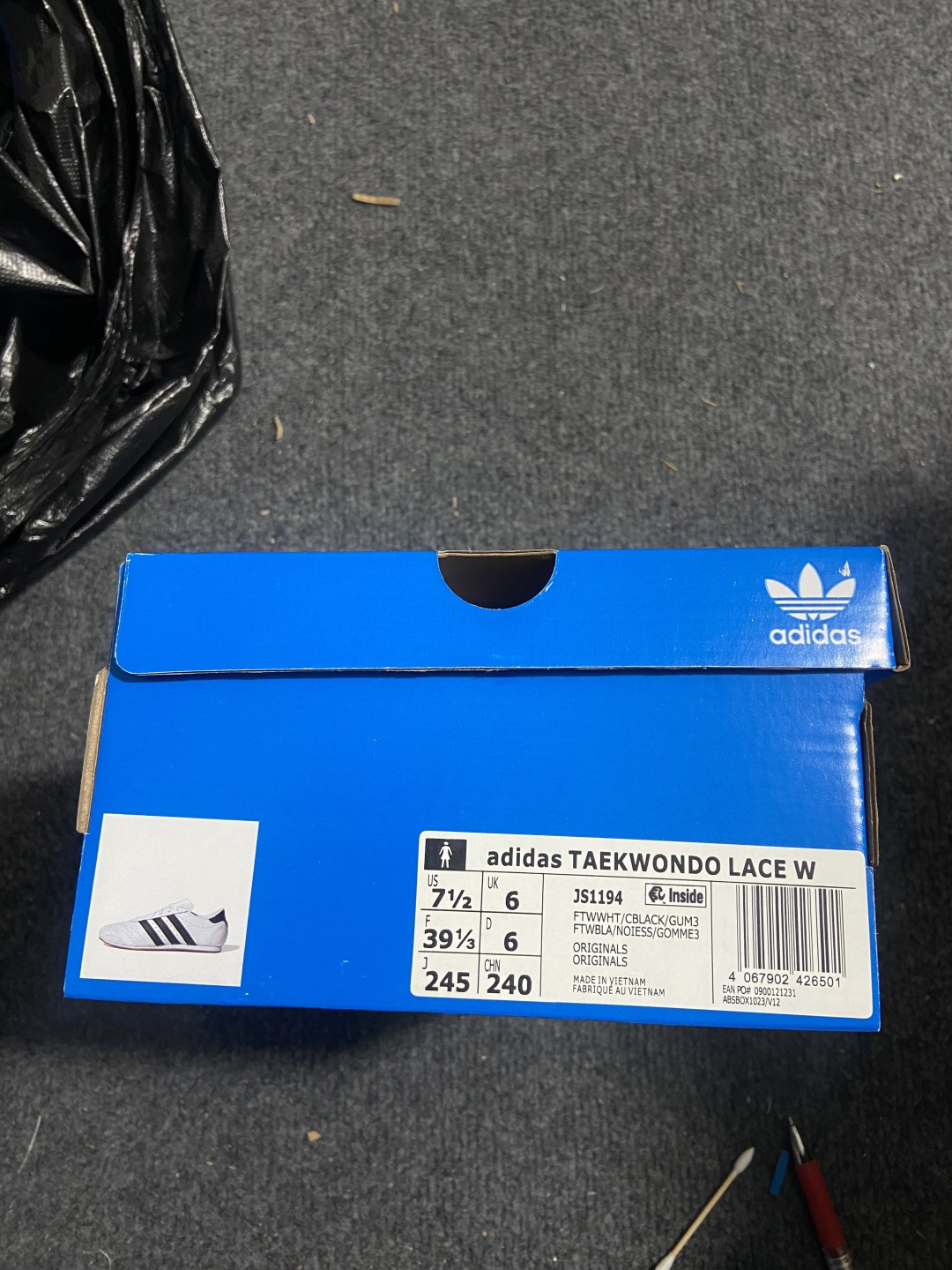 AD Originals TAEKWONDO 跆拳道薄底训练鞋 JS1194全网独家头层纳帕皮版本市售最