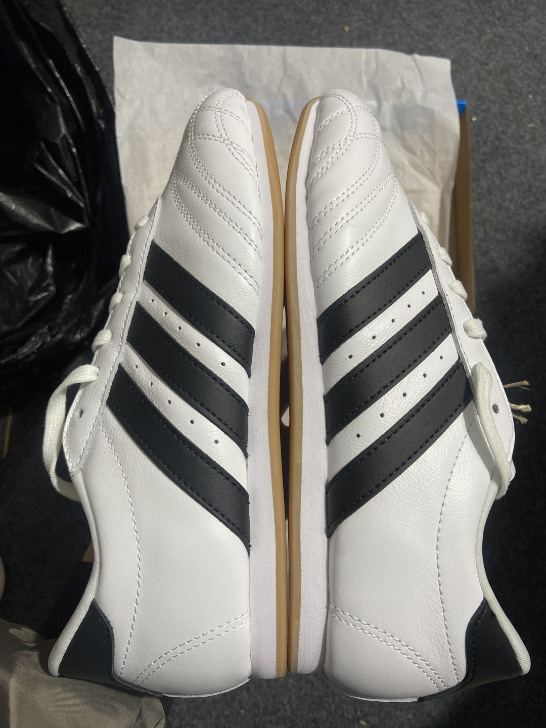 AD Originals TAEKWONDO 跆拳道薄底训练鞋 JS1194全网独家头层纳帕皮版本市售最