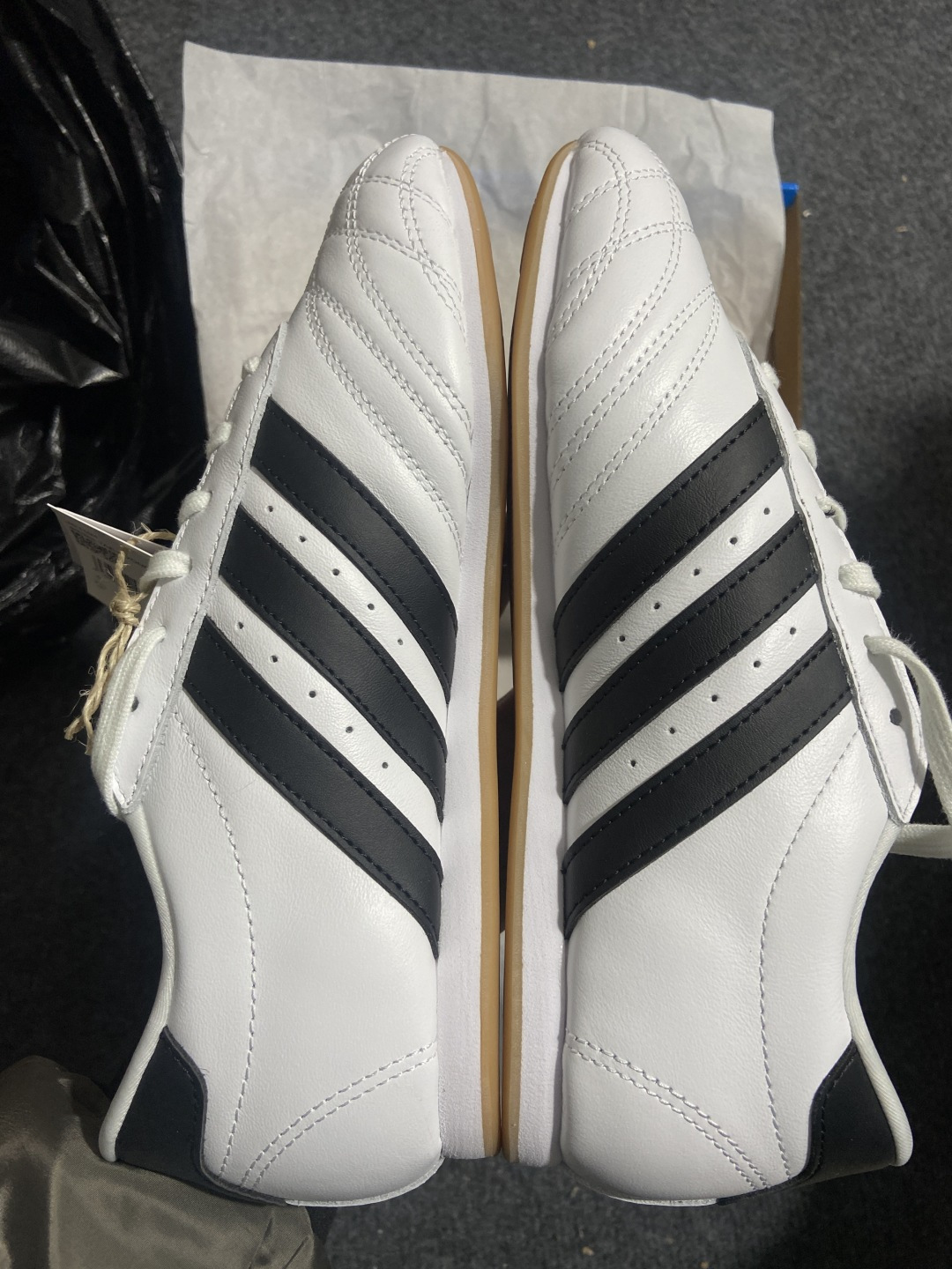 AD Originals TAEKWONDO 跆拳道薄底训练鞋 JS1194全网独家头层纳帕皮版本市售最