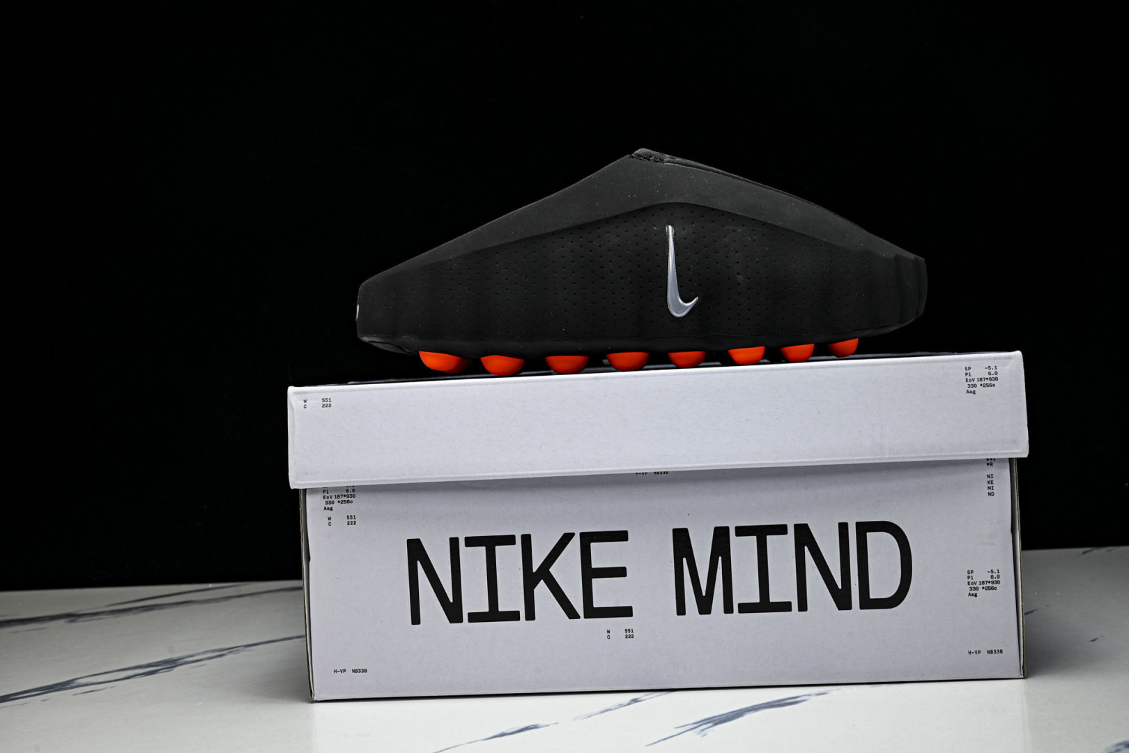 按摩托 尺码:36-50.5纯原版出品-NK Mind 001 Slide Black Chrome 黑