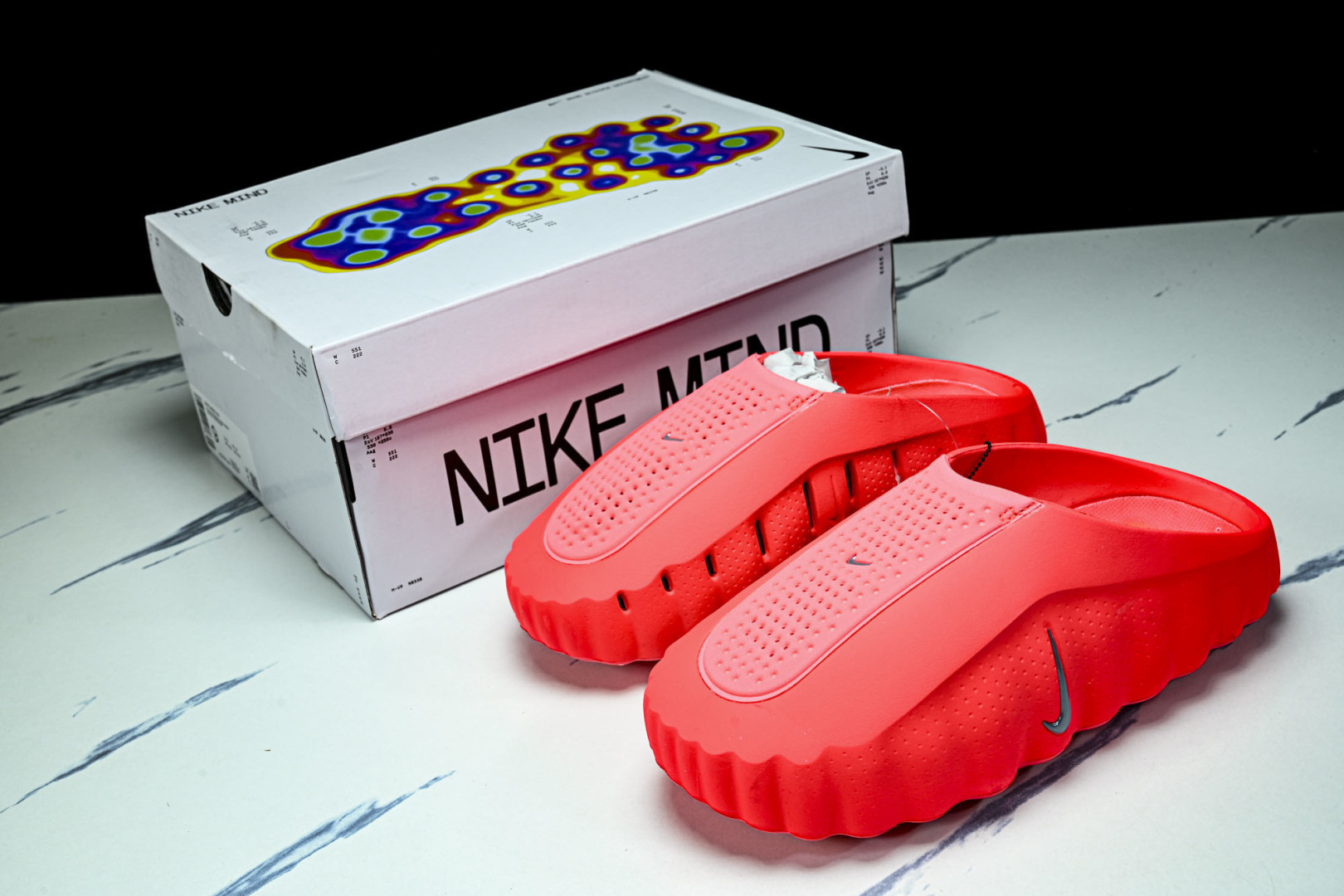 按摩托 尺码:36-50.5纯原版出品-NK Mind 001 Slide Solar Red 红色 H