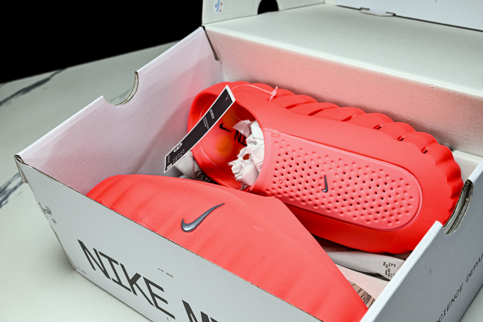 按摩托 尺码:36-50.5纯原版出品-NK Mind 001 Slide Solar Red 红色 H