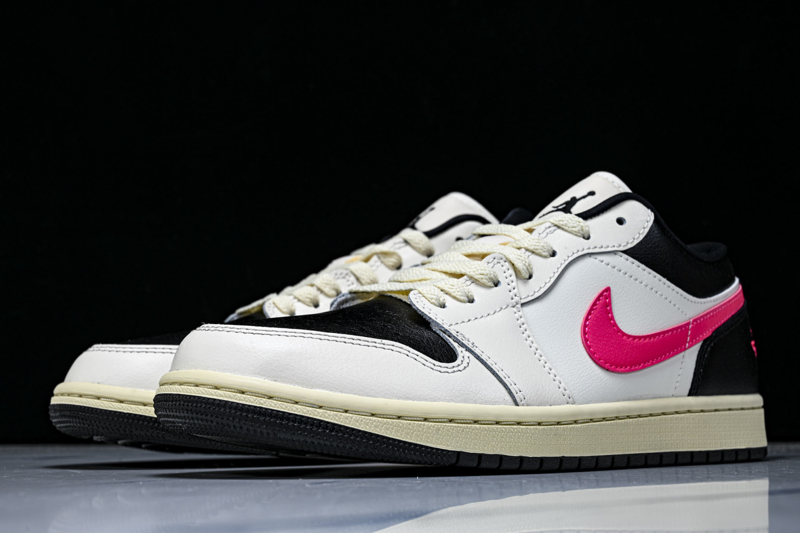 AJ1Low尺码:35.5-46纯原版出品-Air Jordan 1 Low AJ1 乔1米白黑红 低帮