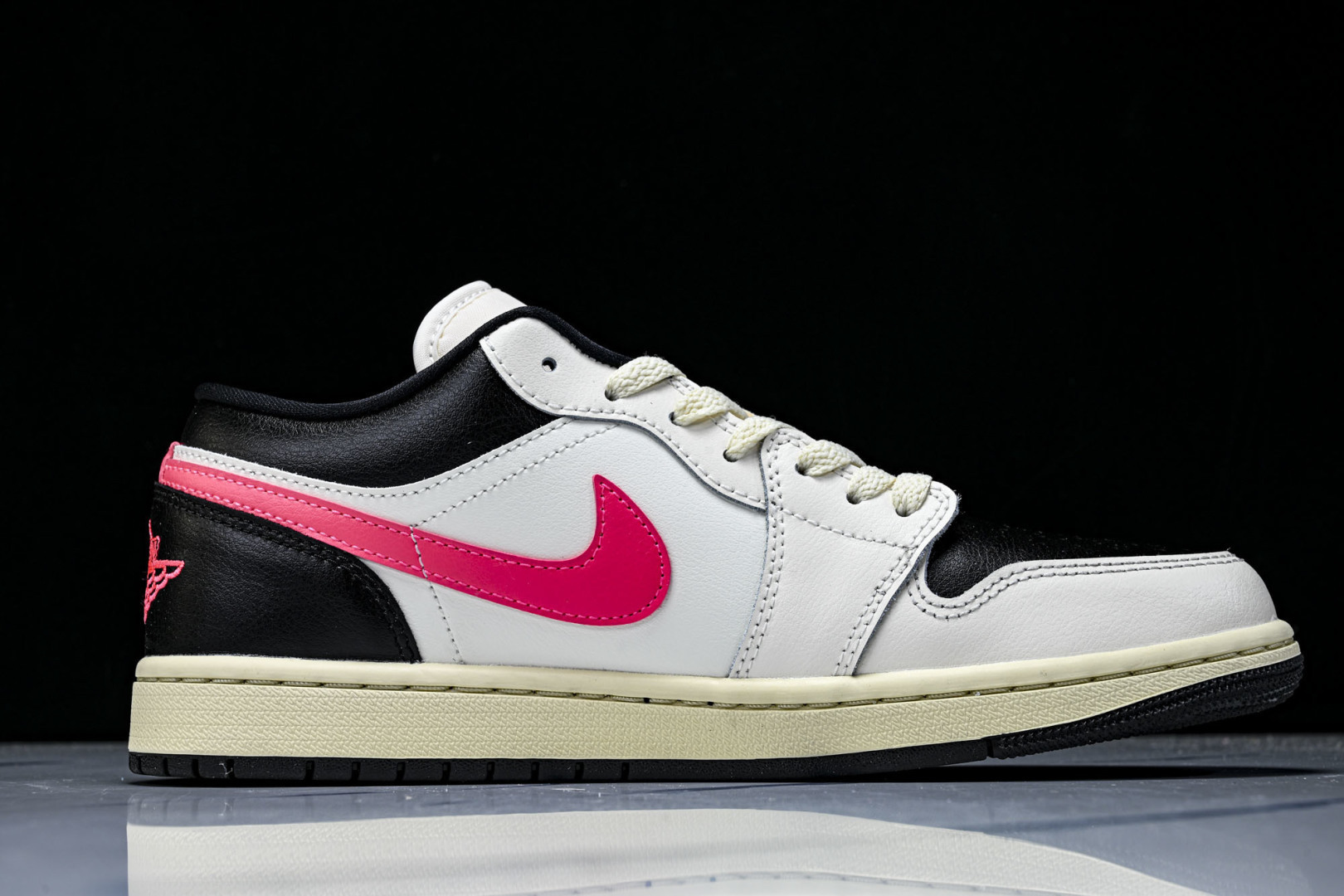 AJ1Low尺码:35.5-46纯原版出品-Air Jordan 1 Low AJ1 乔1米白黑红 低帮